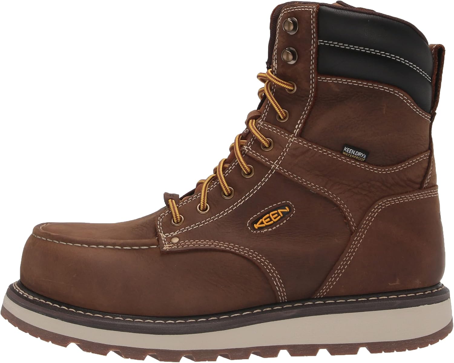 KEEN Utility Botas de trabajo Cincinnati8inchWaterproof Composite ToeWedge para hombre