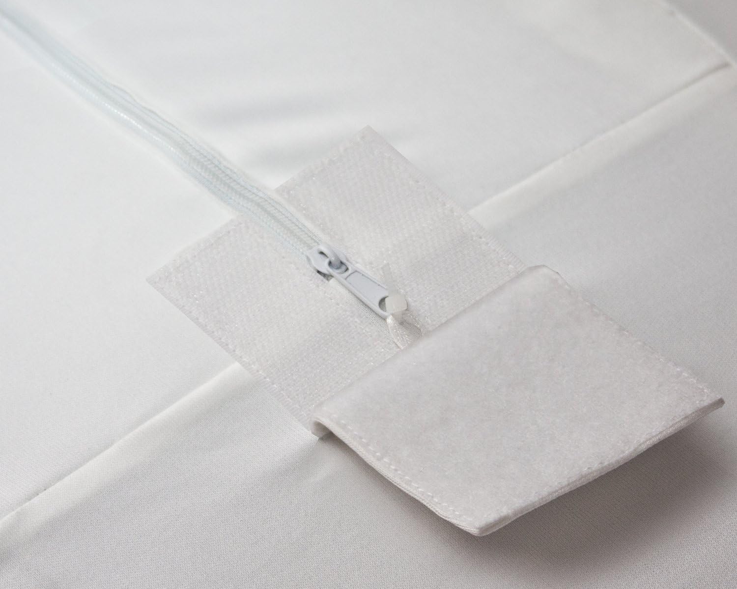 HOSPITOLOGY PRODUCTS – Sistema de defensa del sueño  Recubrimiento de somier con cremallera  A prueba de insectos y ácaros  Hipoalergénico.