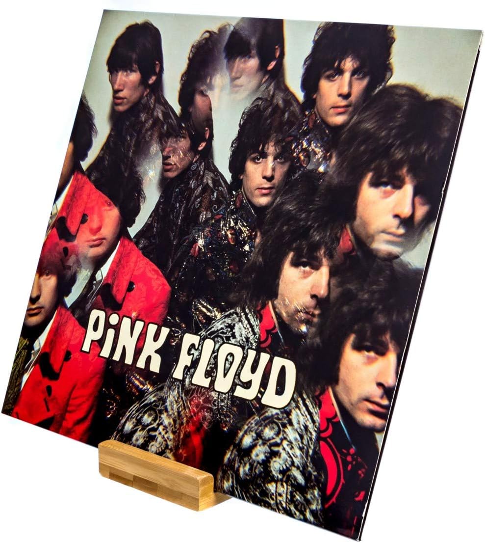 Record-Happy Soporte para discos de vinilo pantalla LP de un solo álbum perfecto para mostrar tus discos de 12 pulgadas, 7 pulgadas o bambú