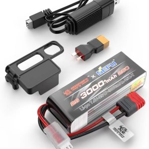 HYPER GO Angry Snail 2S3000 RC Accesorios de actualización de coche 2S 7.4V 3000 mAh 25C LiPo Batería, piezas de repuesto RC Batería todo escala 114 HYPER GO Angry Snail 2S3000 RC Accesorios de actualización de coche 2S 7.4V 3000 mAh 25C LiPo Batería, piezas de repuesto RC Batería todo escala 114