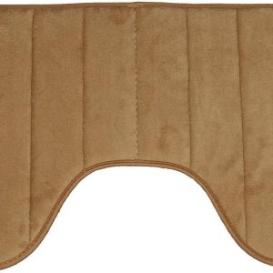 Scceatti Alfombra de baño de felpa en forma de U, color caqui, tapete de ducha en forma de U, productos de baño para piso de baño, accesorios de Scceatti Alfombra de baño de felpa en forma de U, color caqui, tapete de ducha en forma de U, productos de baño para piso de baño, accesorios de