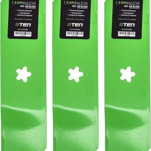 8TEN LawnRazor – Juego de cuchillas de cortacésped para Craftsman AYP 54 pulgadas cubierta 187254 187256 Husqvarna 532187254 532187256 (elevación 8TEN LawnRazor – Juego de cuchillas de cortacésped para Craftsman AYP 54 pulgadas cubierta 187254 187256 Husqvarna 532187254 532187256 (elevación