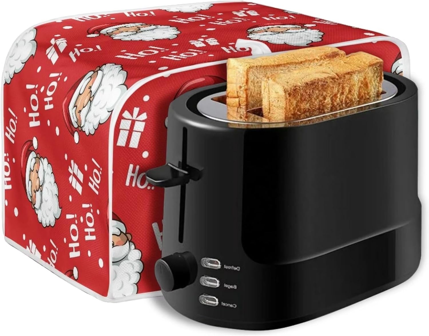 AFPANQZ Fundas para tostadoras navideñas para el hogar, decoración de cocina, tostadora, a prueba de polvo, protección contra huellas dactilares,