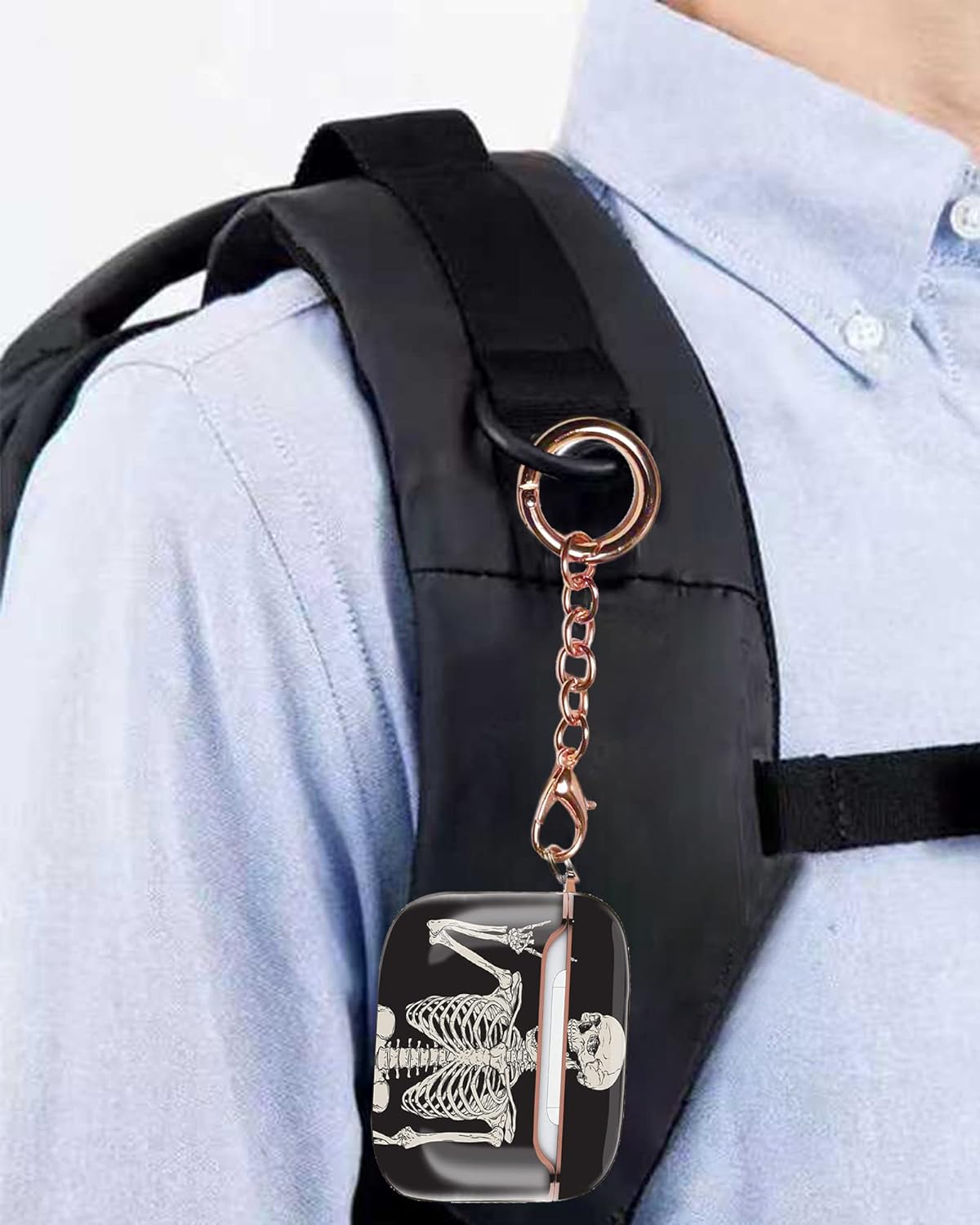 Txocouk Funda protectora rígida a prueba de golpes para Airpods 3, con llavero, bonita funda para AirPods de tercera generación, para niñas, mujeres