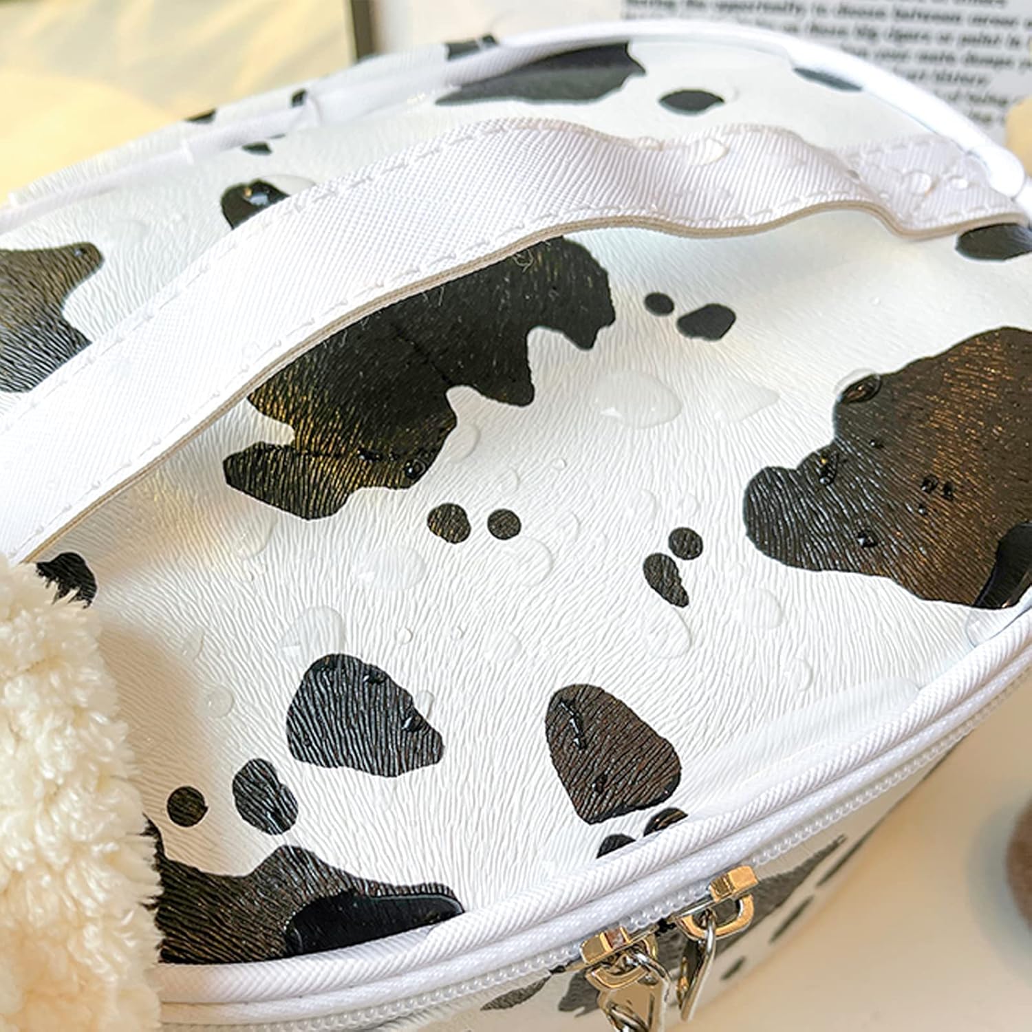 Juego de 2 bolsas de maquillaje a granel para cosméticos, bolsa organizadora mediana para cosméticos y bolsa de maquillaje pequeña para bolsa de