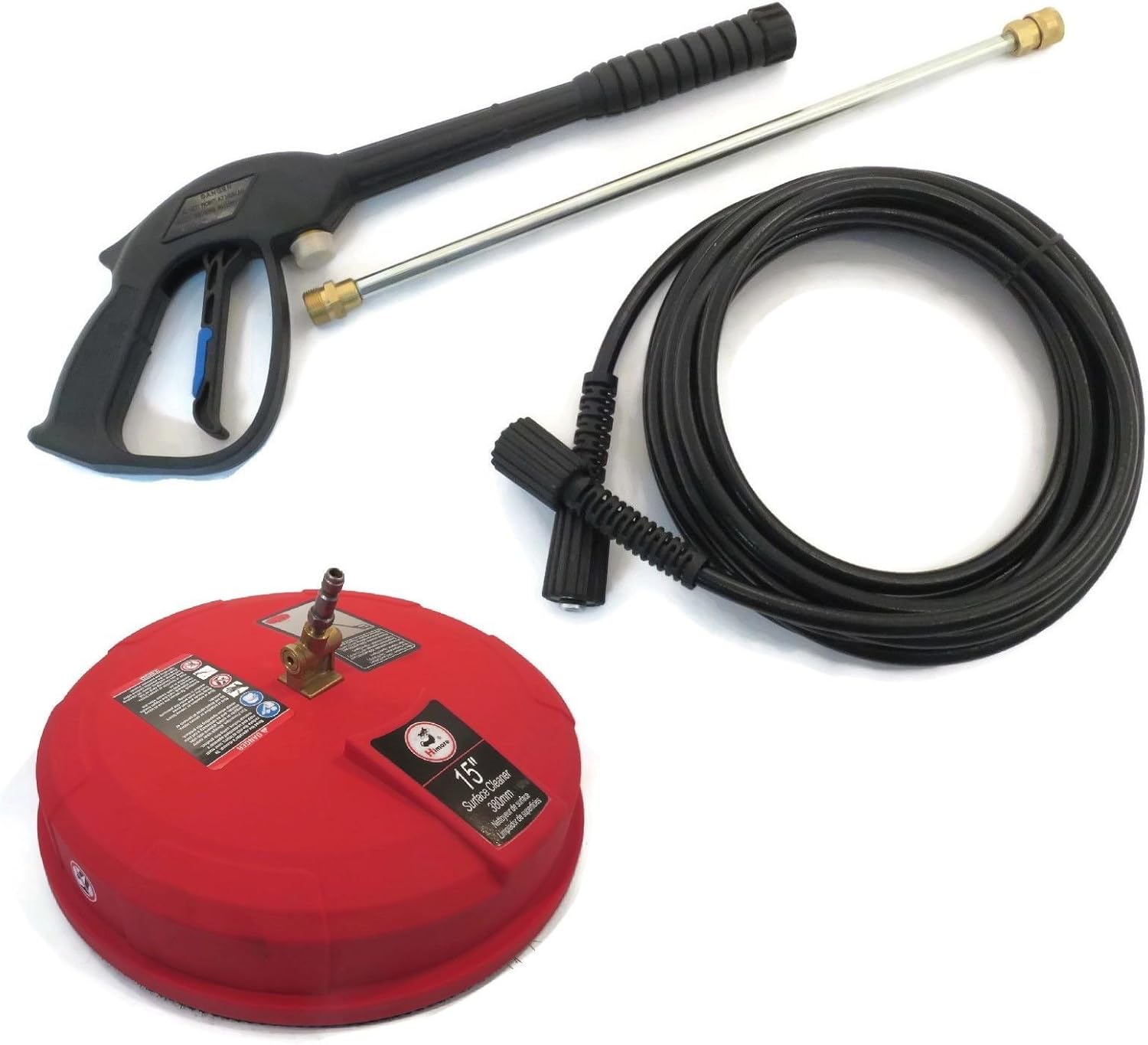 The ROP Shop 020241 020242 – Pistola de spray, vara, manguera, kit limpiador de superficie