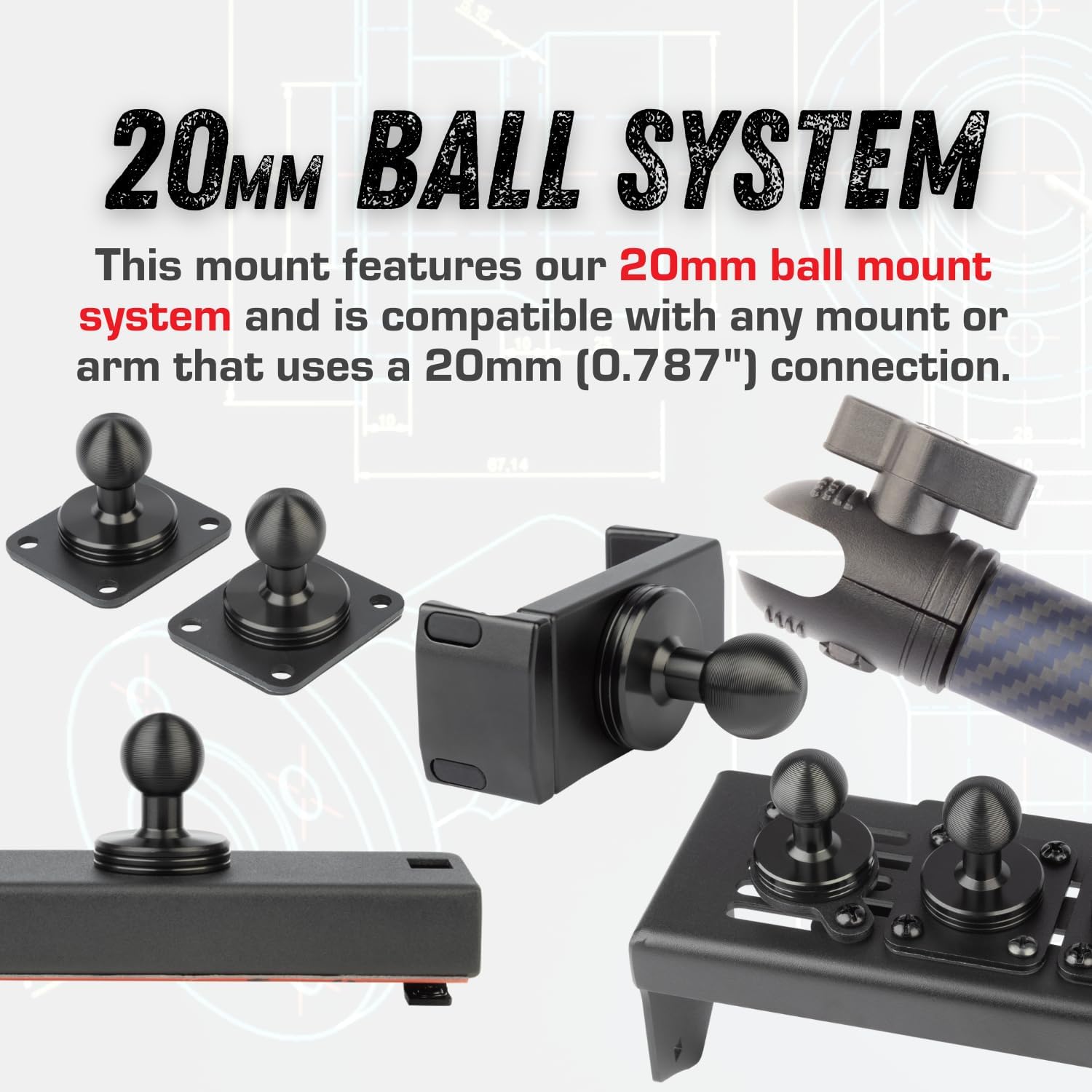 Bulletpoint RubiGrid Soporte de teléfono de metal para tablero compatible con Nissan Frontier 2022+