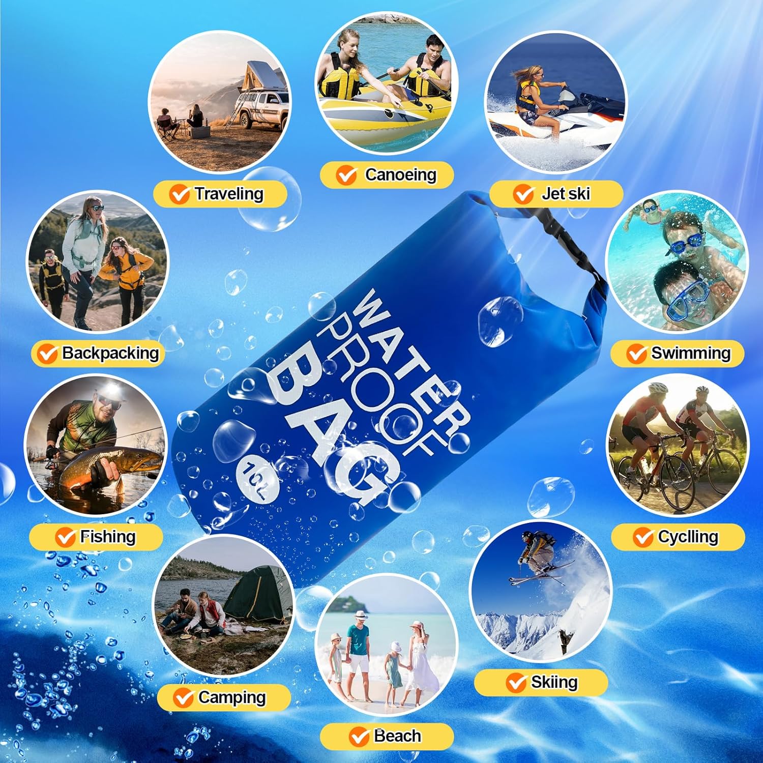 Pesas para escalones de piscina, pesas de piscina para escaleras, pesas impermeables para escaleras de piscina sobre el suelo con nailon y mango de