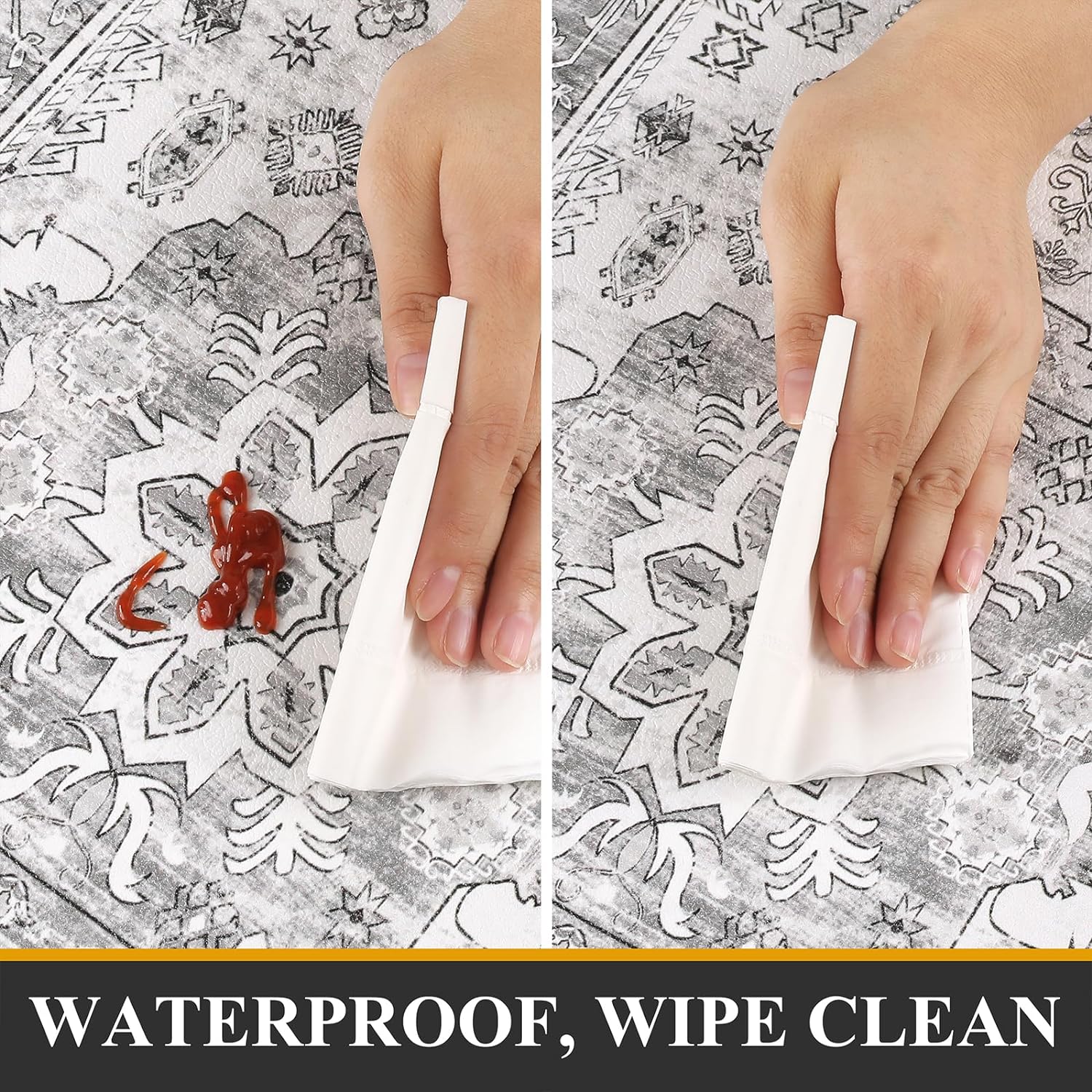 Pauwer Juego de 2 tapetes de cocina antideslizantes para piso, tapetes de cocina acolchados para piso, tapete cómodo de pie, tapete de pie