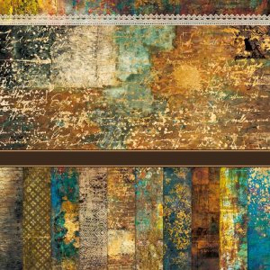 24 piezas de papel de álbum de recortes vintage, papel de álbum de recortes de una cara de 6 x 6 pulgadas para suministros de diario, papel 24 piezas de papel de álbum de recortes vintage, papel de álbum de recortes de una cara de 6 x 6 pulgadas para suministros de diario, papel