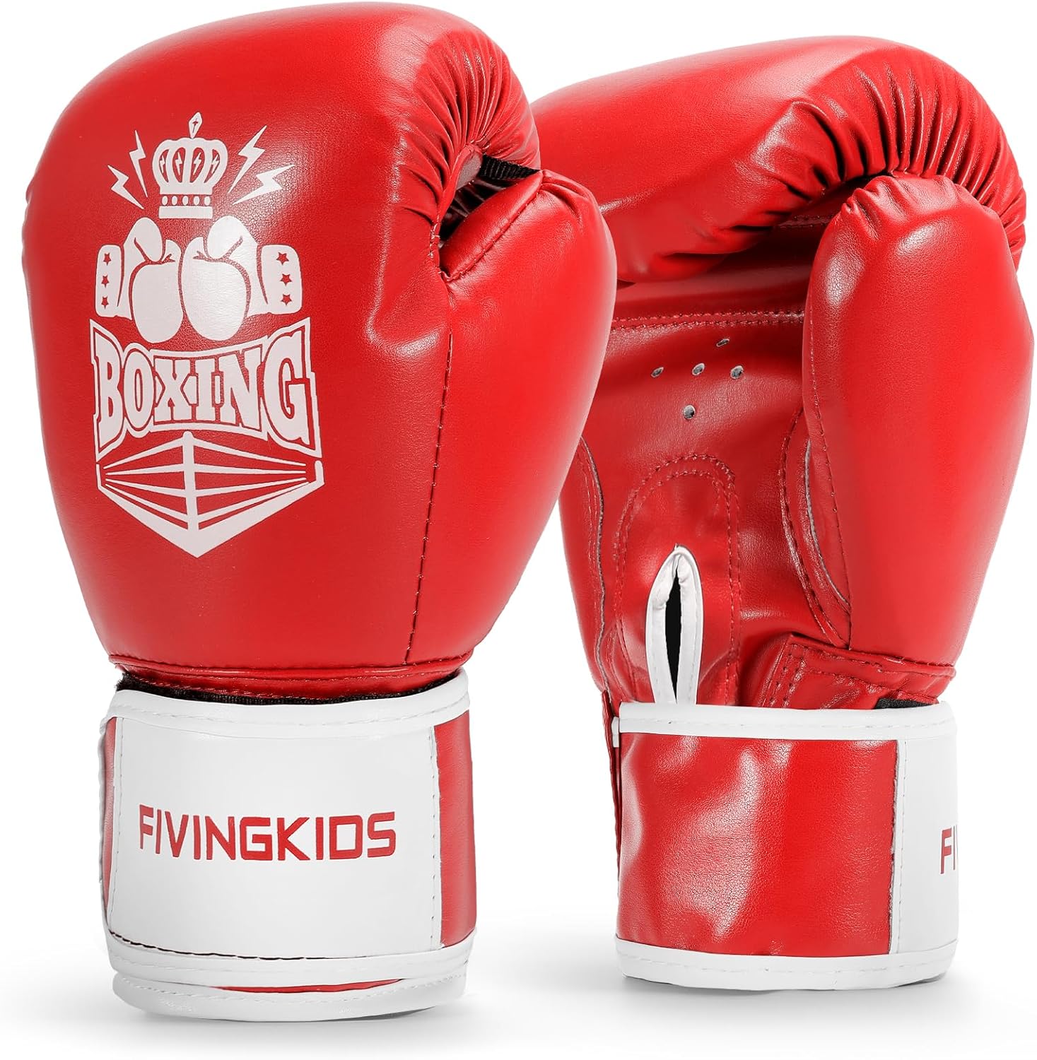 FIVING – Guantes de boxeo para niños y niñas, guantes de entrenamiento de boxeo juvenil para niños de 3 a 15 años, guantes de boxeo para saco de