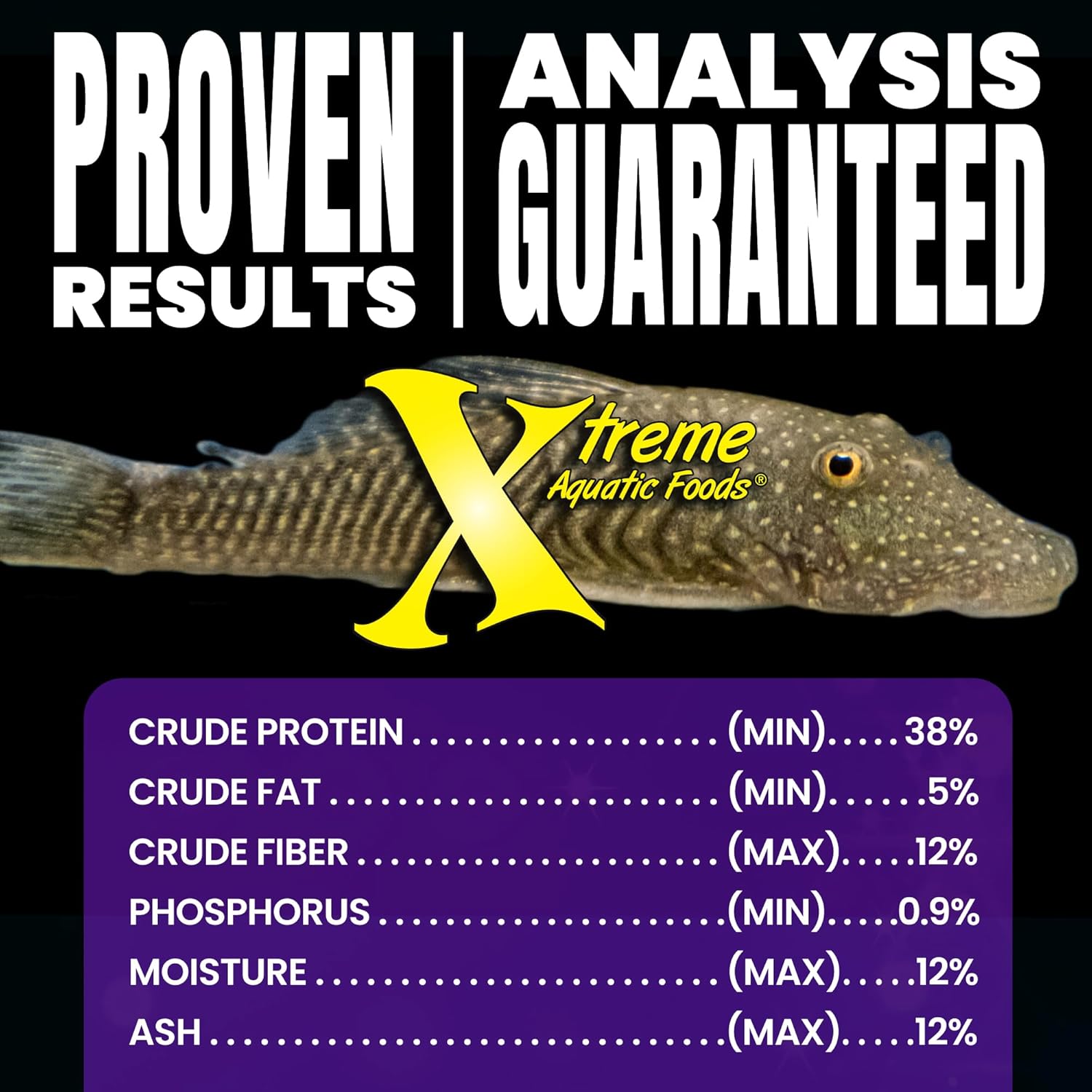 Xtreme Scrapers Wafers – Premium 14mm Fast-Sinking Fish Food  Nutrient & Cellulose Rich Ideal for Nocturnal Feeders, Catfish, Plecostomus Species,