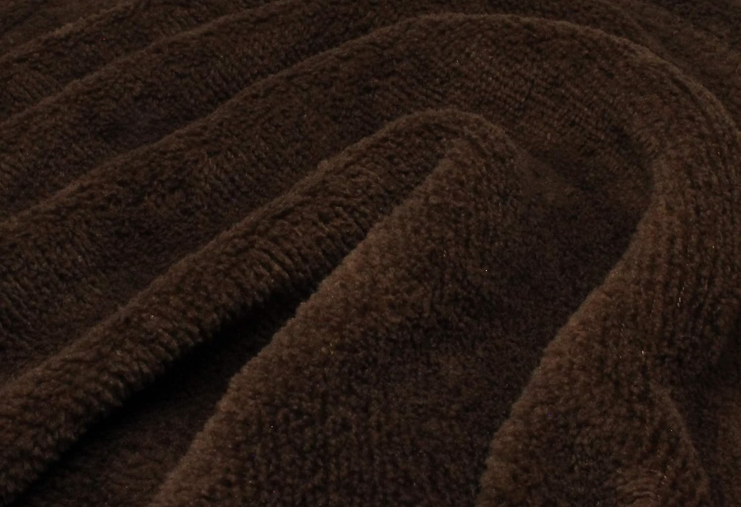 Manta de vellón marrón chocolate, manta pequeña de felpa para sofá, franela suave y ligera de microfibra para viaje, 50 x 60 pulgadas (marrón)
