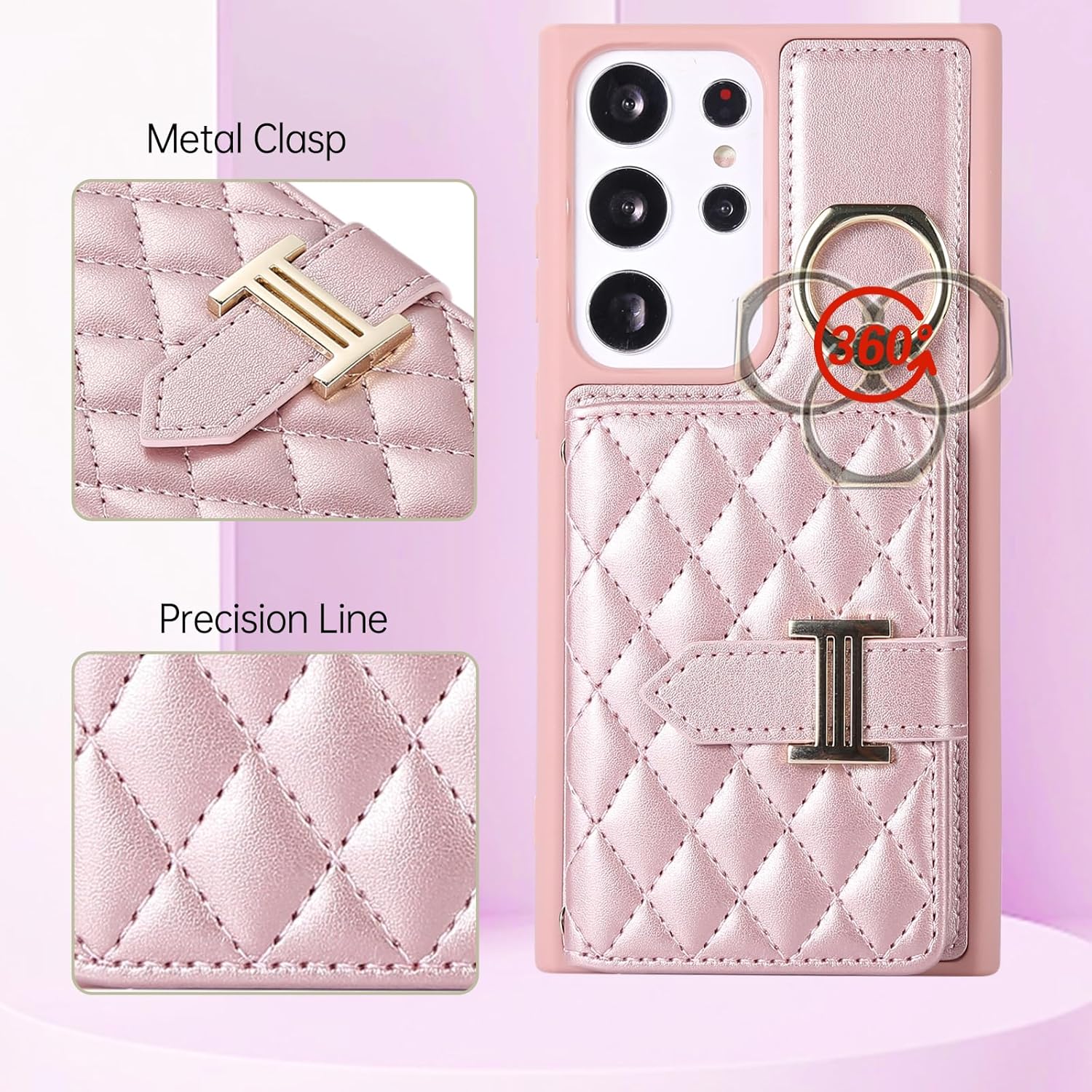 Asuwish Funda de teléfono para Samsung Galaxy S21 Ultra 5G Funda tipo cartera con protector de pantalla y soporte para anillo para tarjeta de