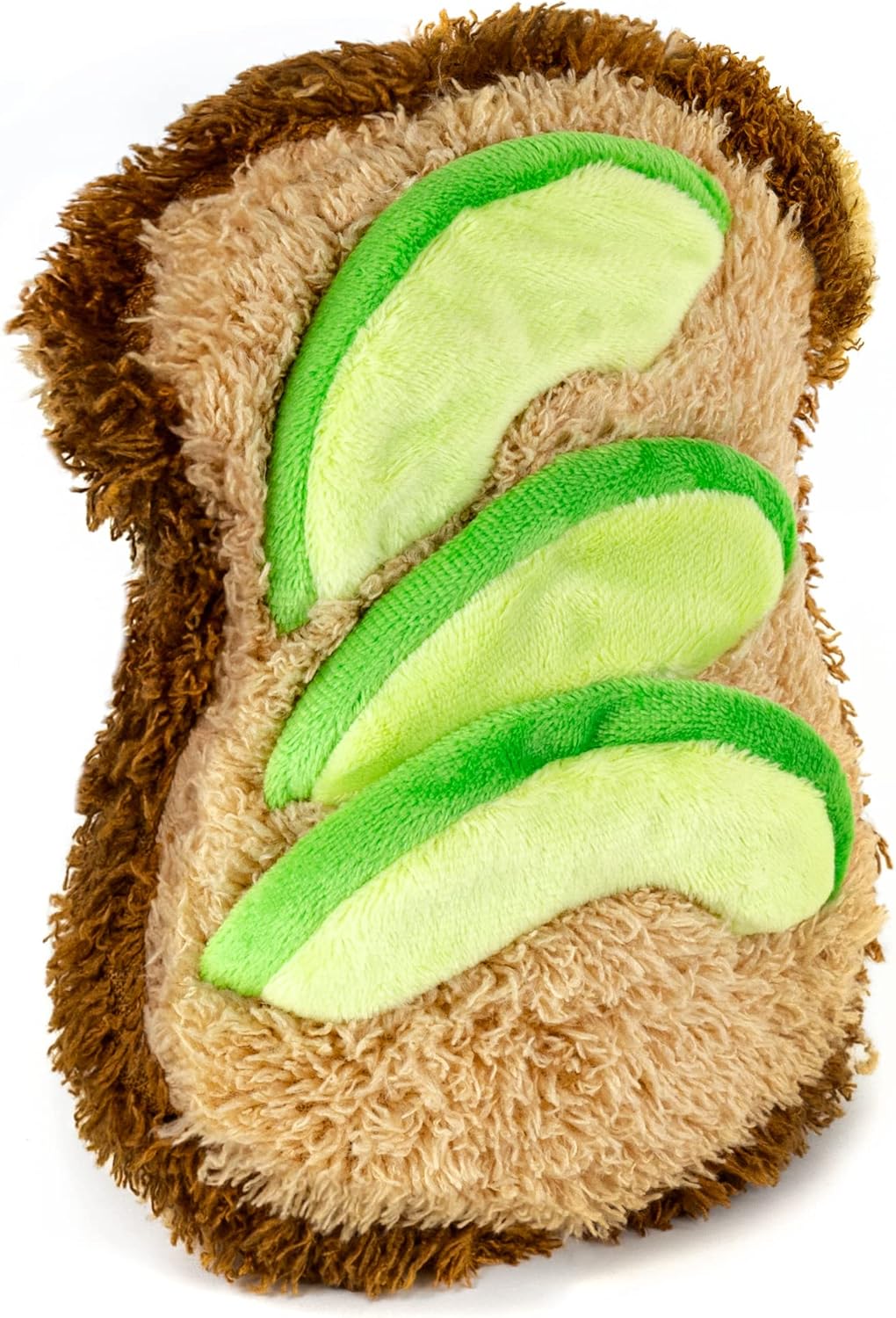 Giftable World Juguete de peluche para mascotas, frutas, cupcakes, helados, taza con juguete chirriante para masticar para perros (aguacate,