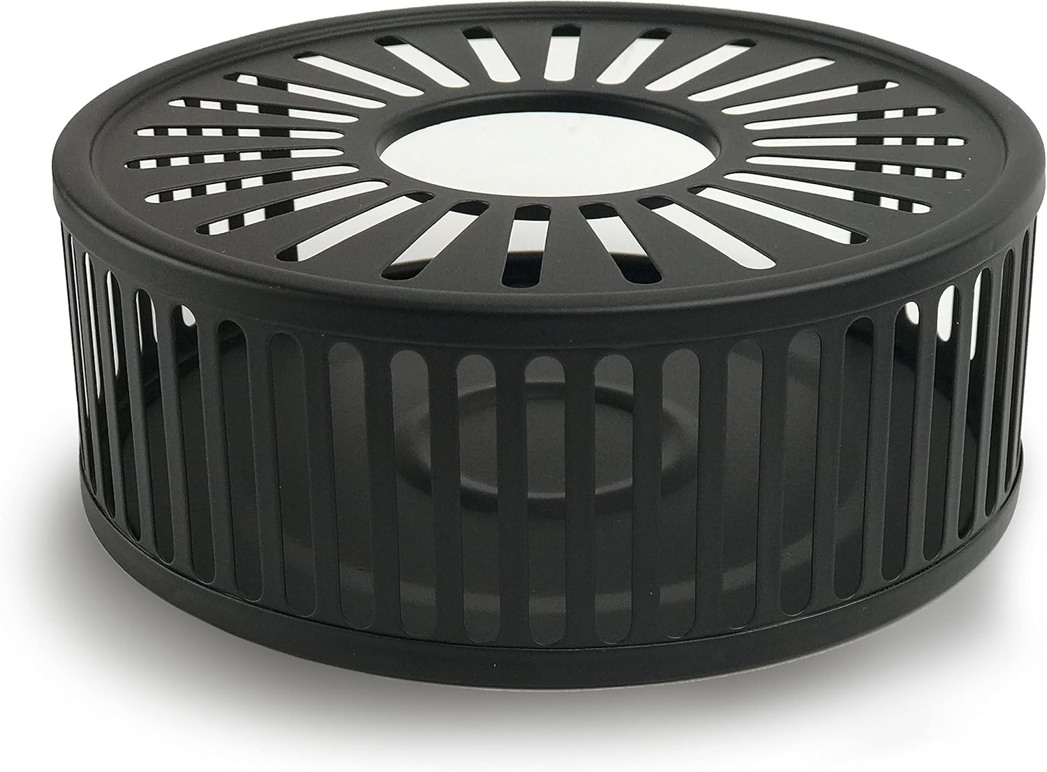Creano Black Design Stainless Steel Tea Warmer with Tea Light Holder – Tea Cosy – Stable Not Rattling – Rechaud Suitable for All Teapots