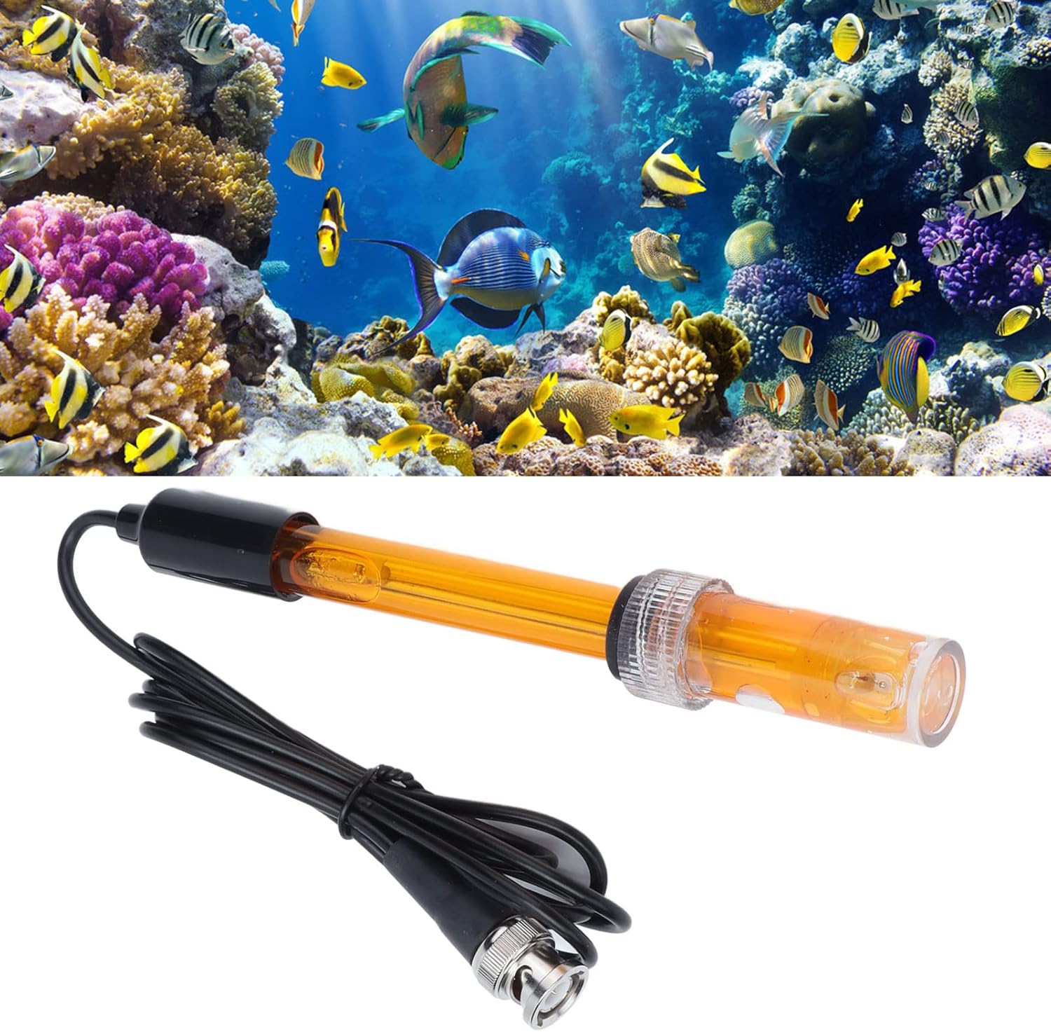 TOPINCN Electrodo hidropónico de la sonda del reemplazo de ORP, prueba exacta de pH hidropónica de los acuarios de la buena conductividad para el
