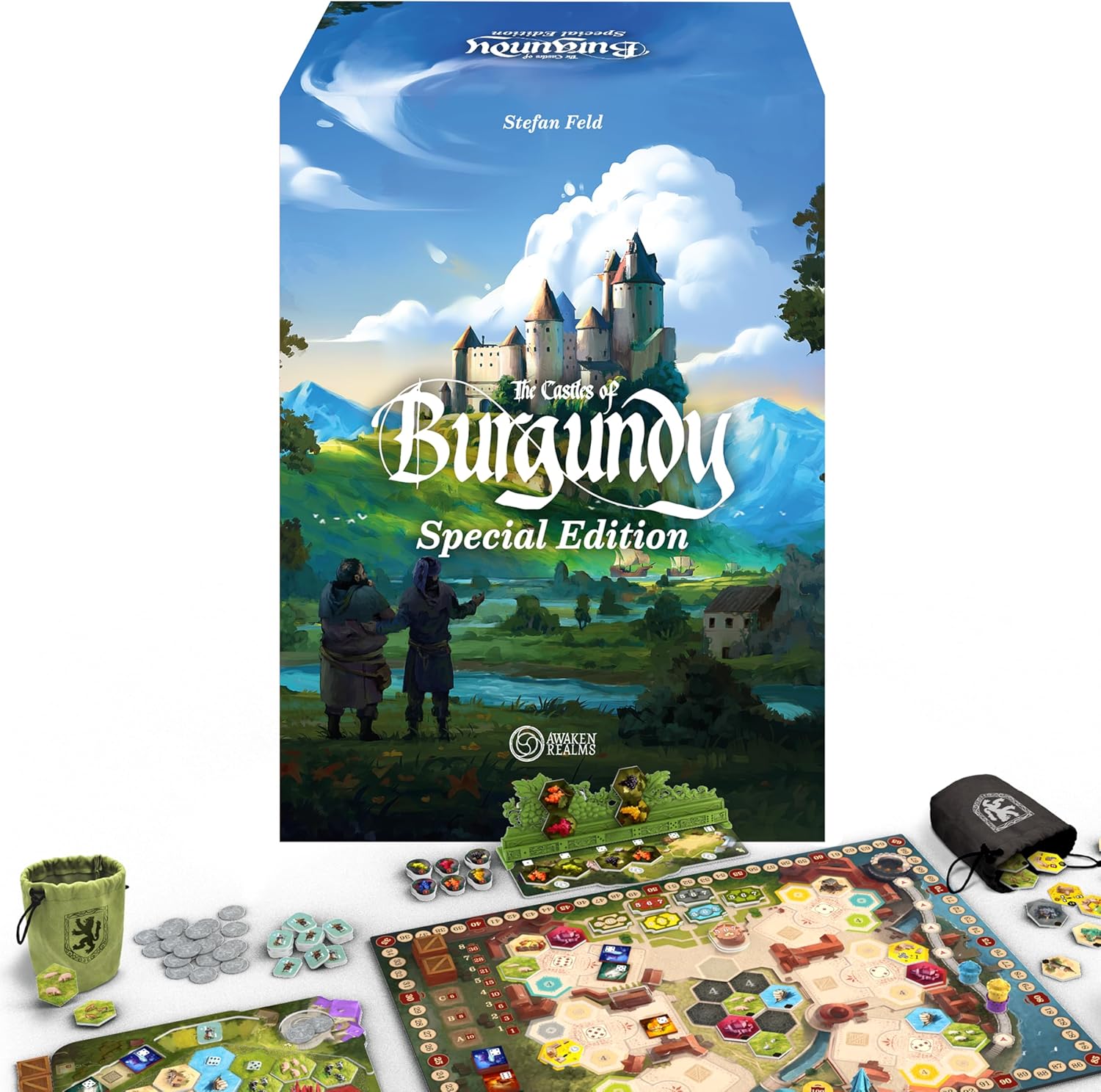 Castles of Burgundy Special Edition (Core+Stretch) – Juego de estrategia – Juego de estilo europeo para adolescentes y adultos – A partir de 14 años