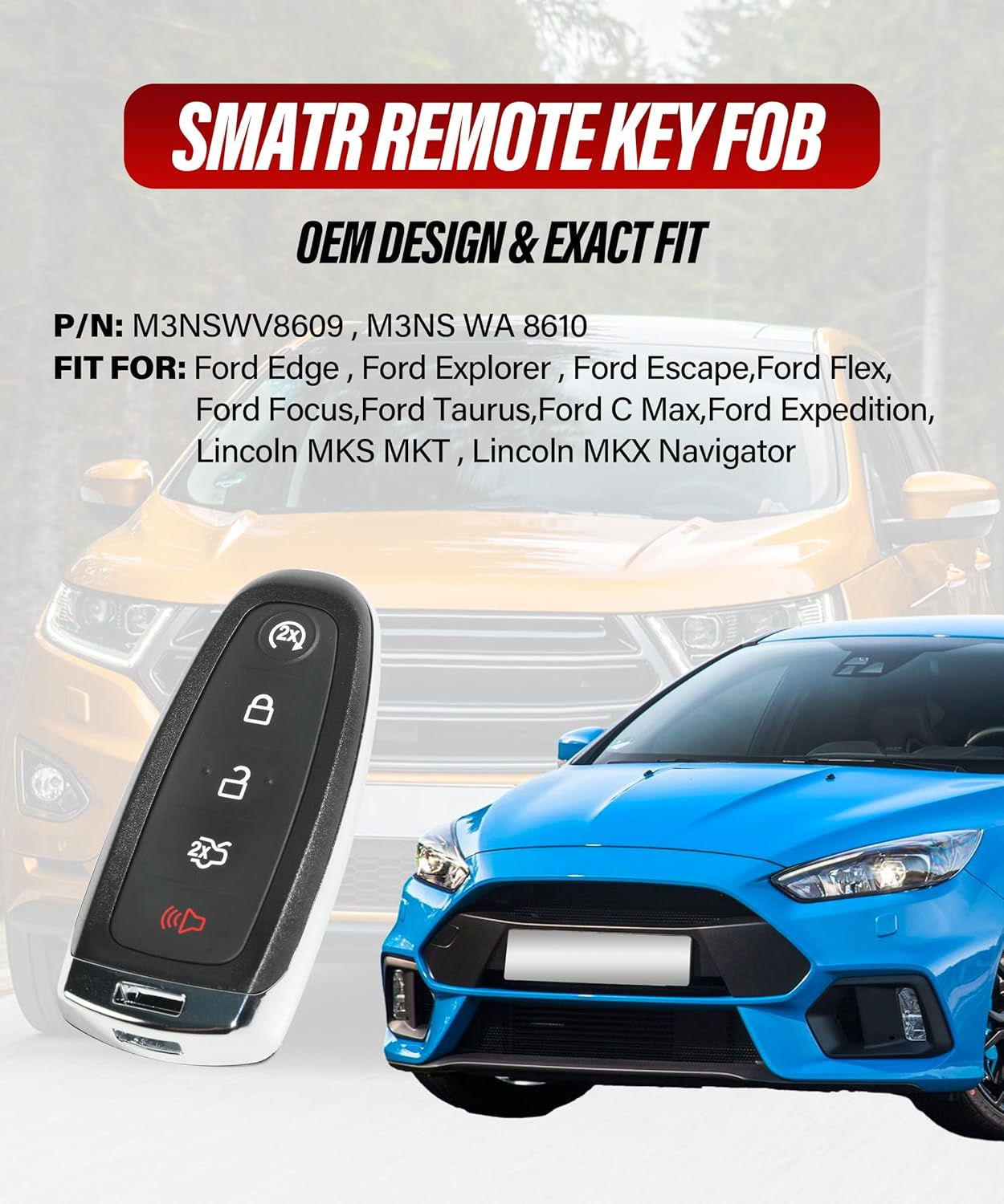 Funda para llavero, llavero de coche, funda de llavero inteligente, control remoto de entrada sin llave, accesorios de automóvil, reemplazo de