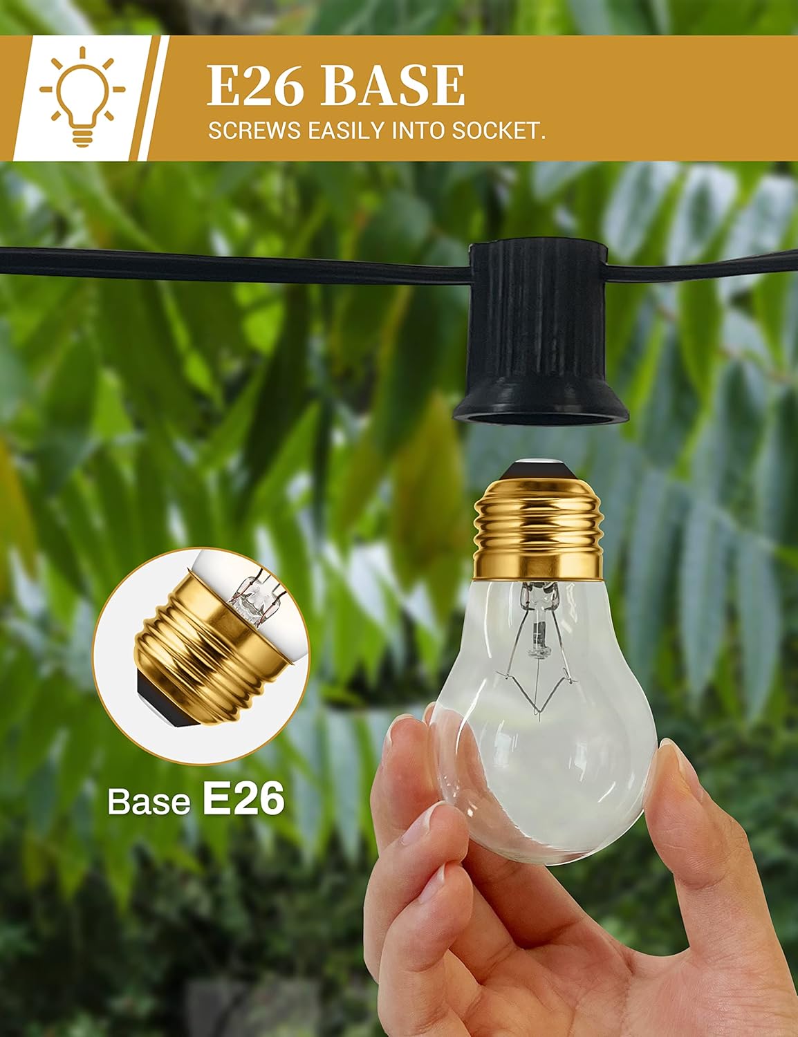 DORESshop Bombilla de electrodoméstico, bombilla para horno, bombilla E26 para electrodomésticos, A15 de 40 vatios para horno, estufa, refrigerador,
