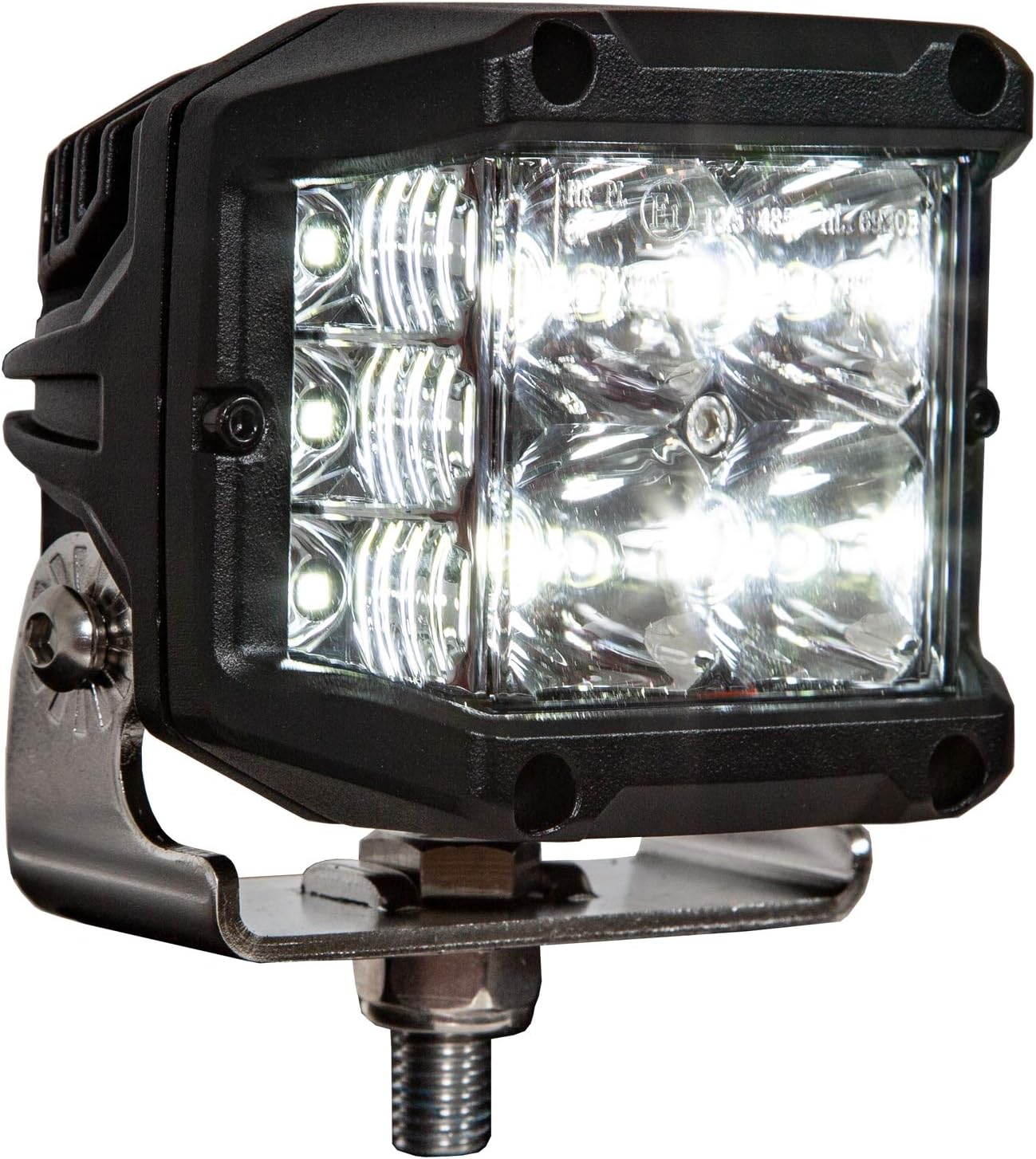 Buyers Products Luz de combinación rectangular LED transparente de gran angular ultra brillante de 4 pulgadas por 3 pulgadas