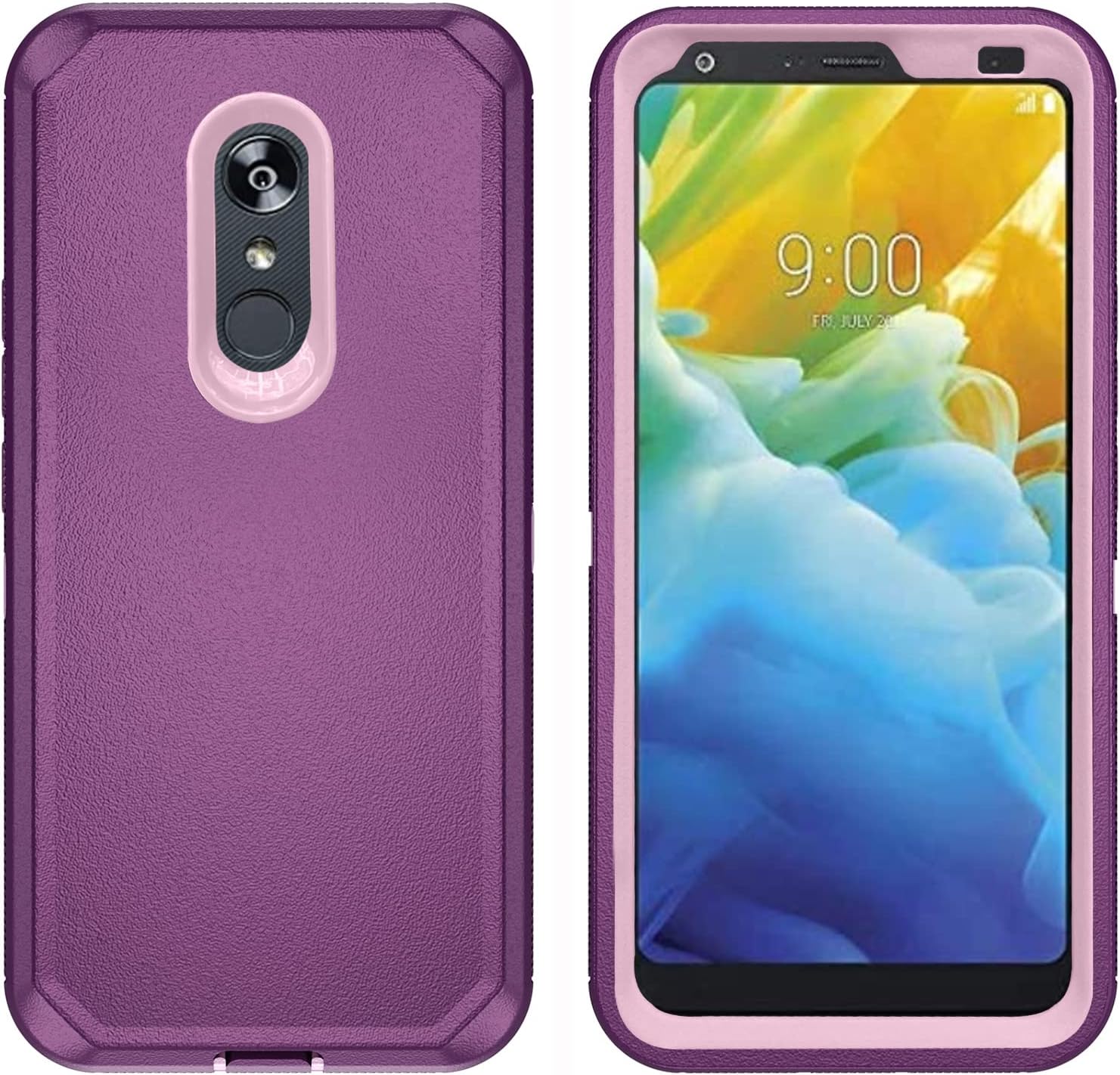 Asuwish Funda de teléfono para LG Stylo 4, funda híbrida resistente a prueba de golpes, cuerpo completo, resistente, accesorios móviles Stylo4 Plus