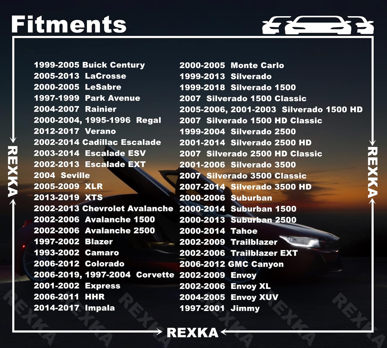 Rexka 15pcs Fender Liner Splash Shield Clip de retención compatible con GM 21075686 11561878 Saturn Buick Chevrolet Cadillac GMC Hummer Oldsmobile