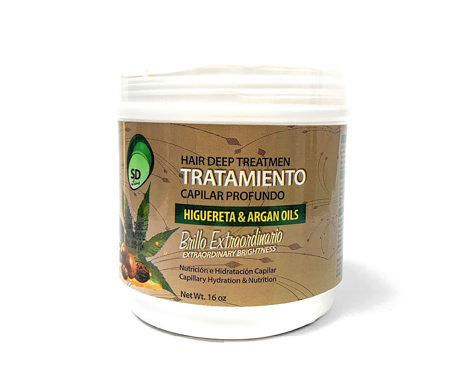 Higuerargan – Tratamiento capilar profundo, hidratación capilar y nutrición, tratamiento revitalizante acondicionador profundo con higuereta y