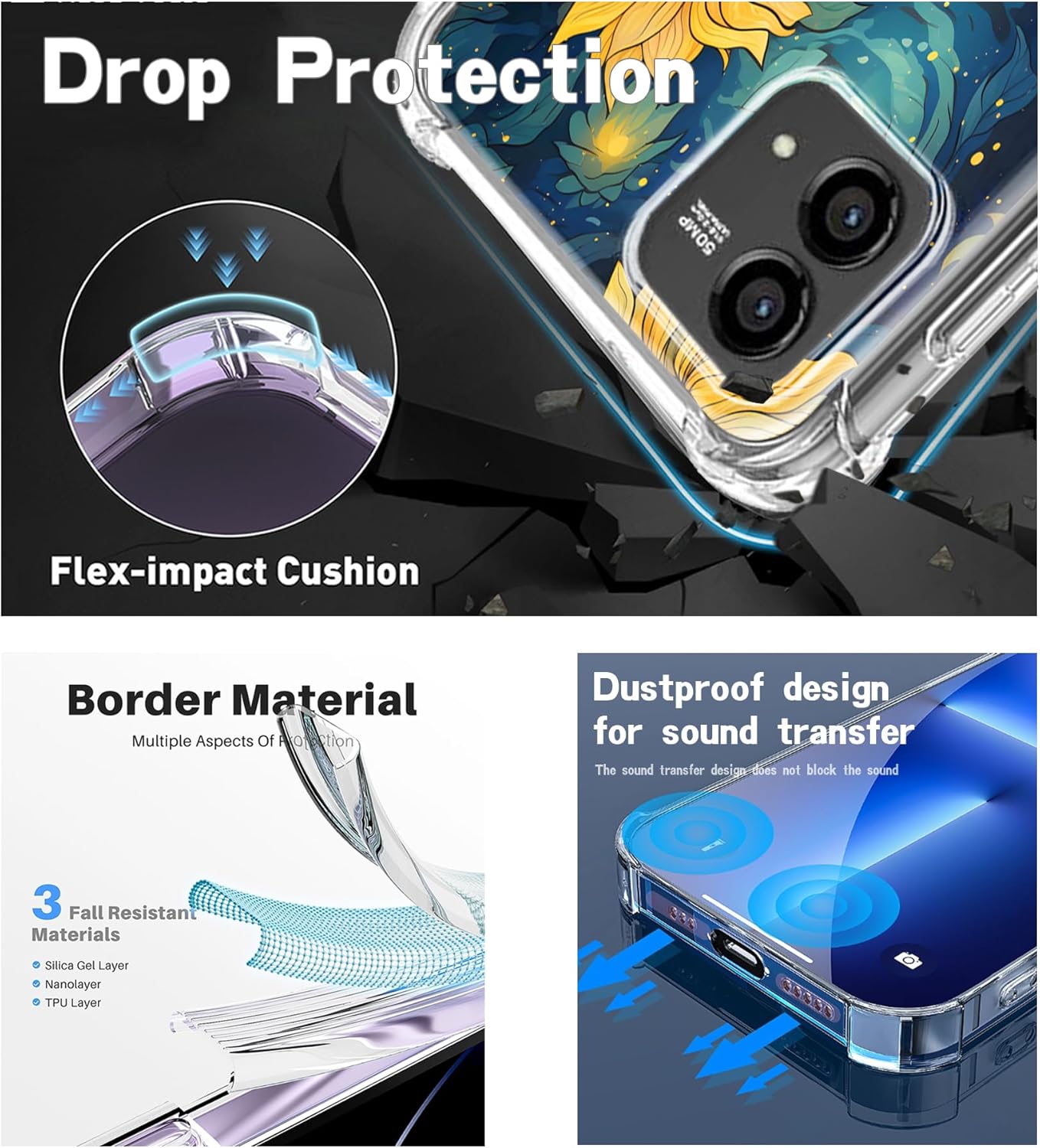 Starhemei Funda para Moto G Stylus 5G 2023, TPU suave, absorción de golpes, protección flexible de gasolina, funda para Motorola Moto G Stylus 5G