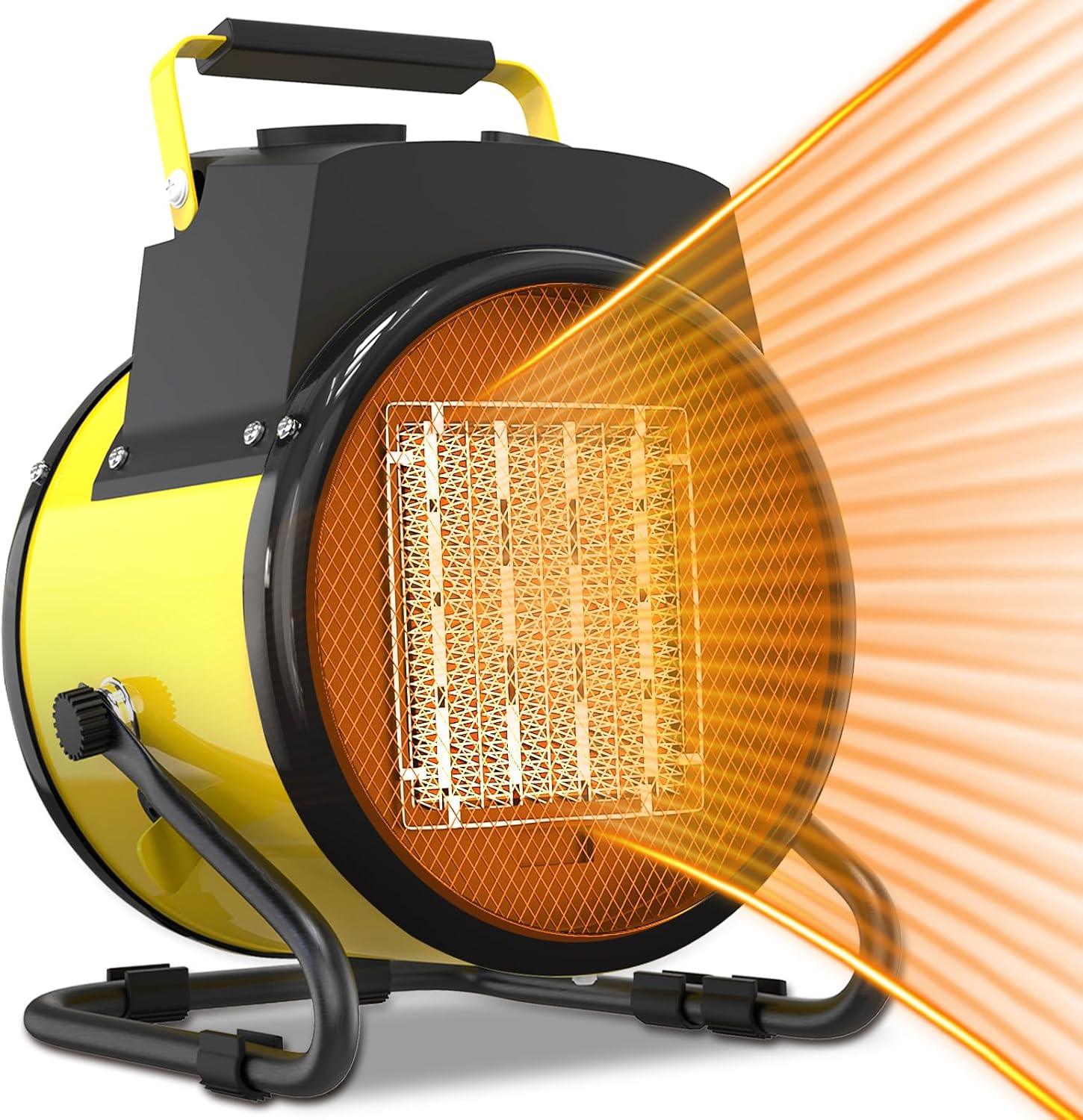 Calentador para exteriores, calentadores eléctricos portátiles de 1500 W para uso al aire libre con calentamiento rápido 3S y protección contra