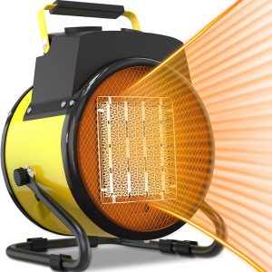 Calentador para exteriores, calentadores eléctricos portátiles de 1500 W para uso al aire libre con calentamiento rápido 3S y protección contra Calentador para exteriores, calentadores eléctricos portátiles de 1500 W para uso al aire libre con calentamiento rápido 3S y protección contra