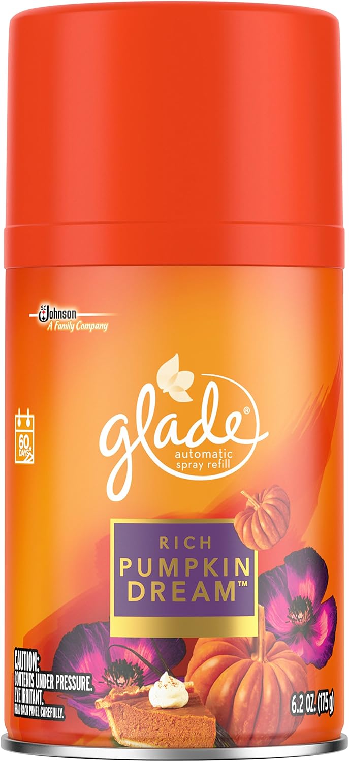 Glade Recambio automático de ambientador en aerosol – Rich Pumpkin Dream – 6.2 oz