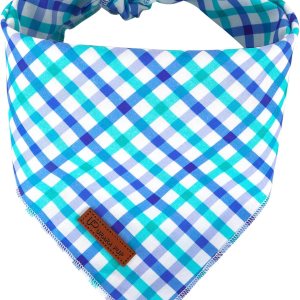UP URARA PUP Bandana de verano para perro, cómoda bufanda triangular de algodón para perros medianos y grandes, pañuelo lavable para perros machos y UP URARA PUP Bandana de verano para perro, cómoda bufanda triangular de algodón para perros medianos y grandes, pañuelo lavable para perros machos y