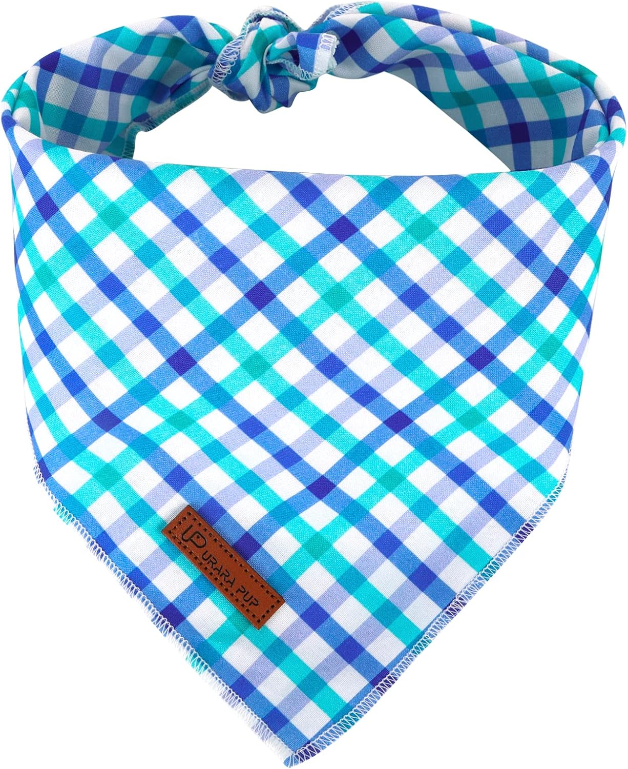 UP URARA PUP Bandana de verano para perro, cómoda bufanda triangular de algodón para perros medianos y grandes, pañuelo lavable para perros machos y