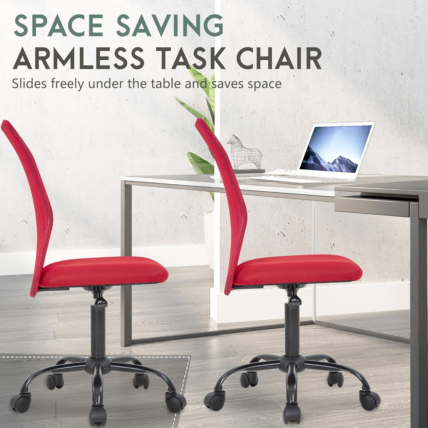 PayLessHere Silla de oficina, silla de escritorio, silla ergonómica de malla para computadora, soporte para espalda, moderno, ejecutivo, respaldo