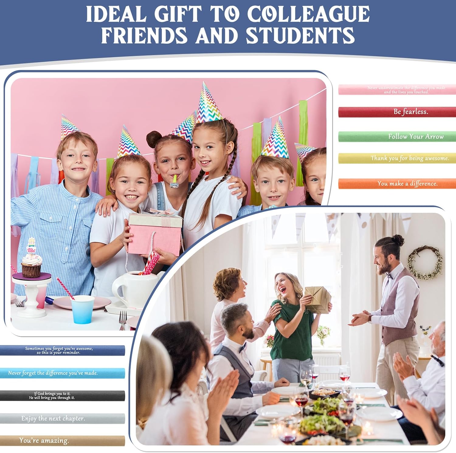 Teling 100 bolígrafos motivacionales, operación a granel, citas inspiradoras, bolígrafos con frase para regalos de regreso a clases, bolígrafos de