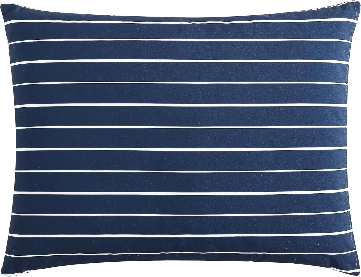 Nautica – Juego de edredón tamaño King, juego de ropa de cama reversible de algodón, decoración del hogar para todas las estaciones (Longdale Stripe