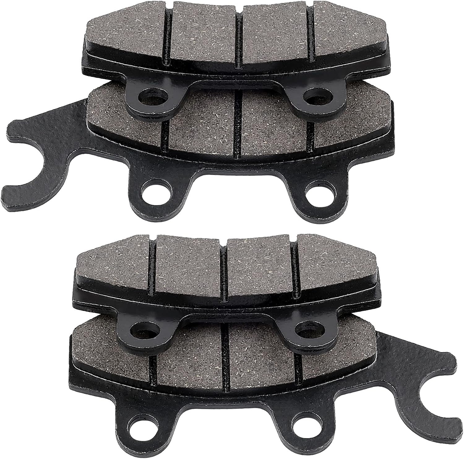 LOCOPOW Pastillas de freno para Kawasaki Teryx 4 800 750 2008-2023 Brute Force 650 750 2005-2023 Bayou 300 400 1989-2005 Mule Pro 820 1000 2015-2023
