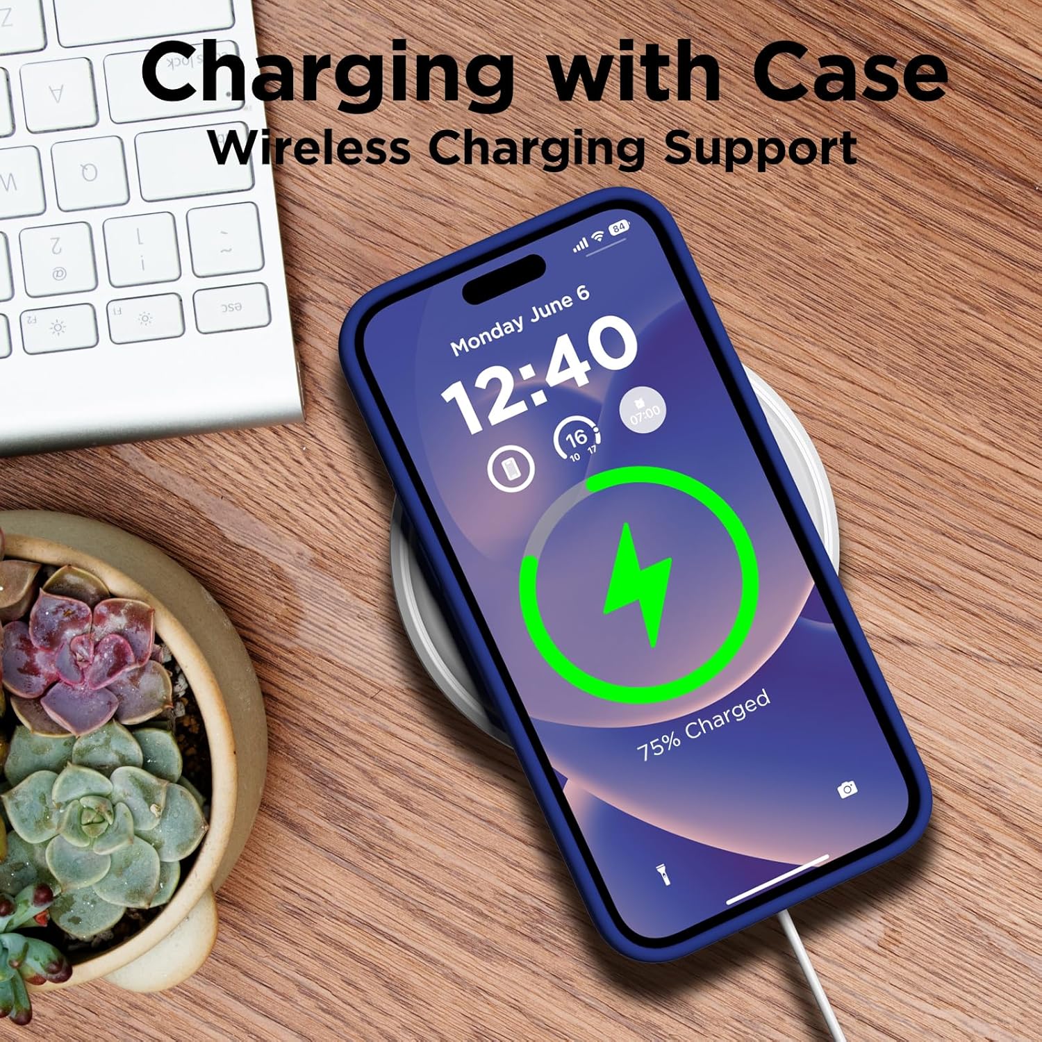 Compatible con iPhone 15, funda de silicona líquida, funda protectora de cuerpo completo a prueba de golpes forro de microfibra suave antiarañazos,