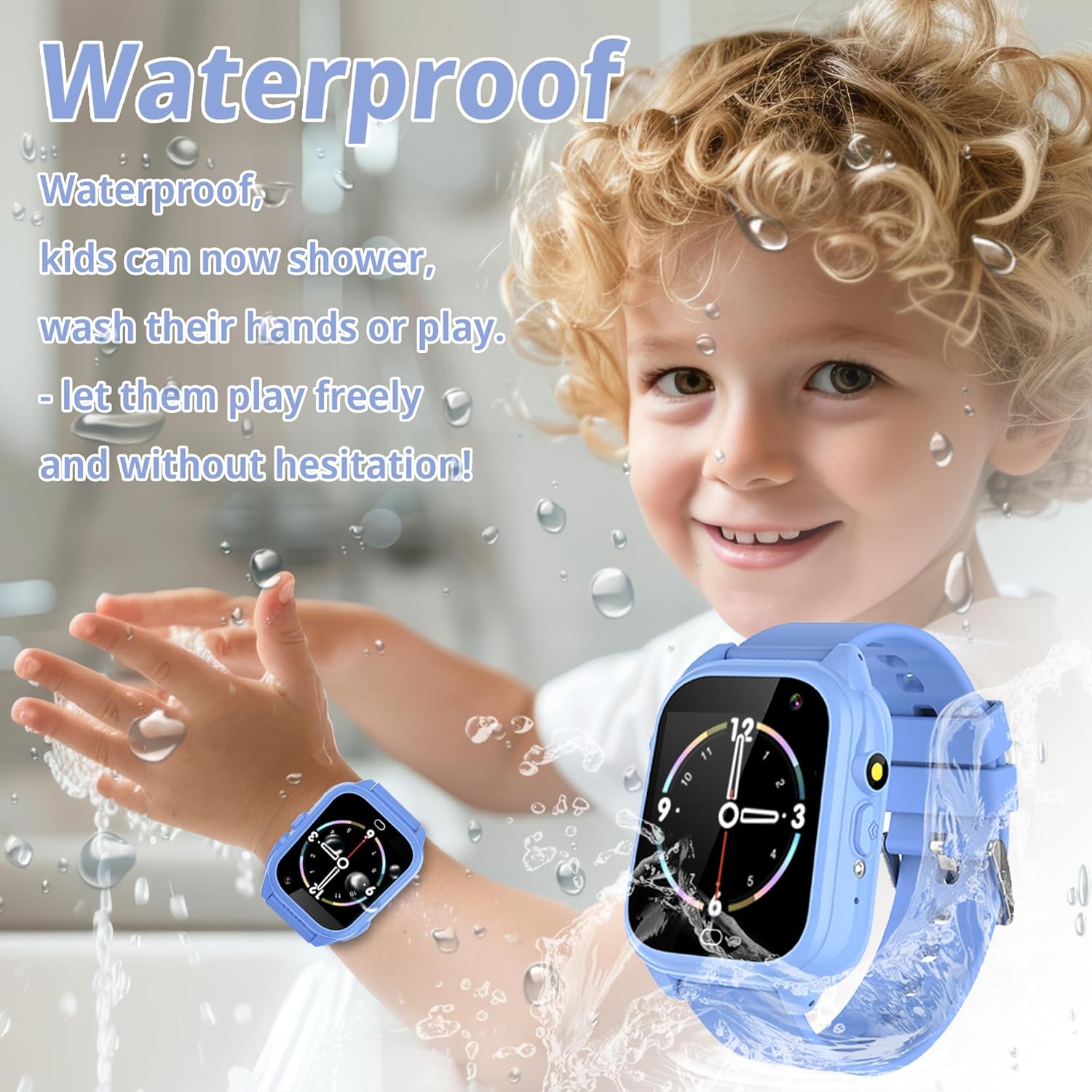 Reloj inteligente para niños, juguetes de juego para niños de 4 a 12 años de edad, calendario de regalo de cumpleaños, educación, juguetes de
