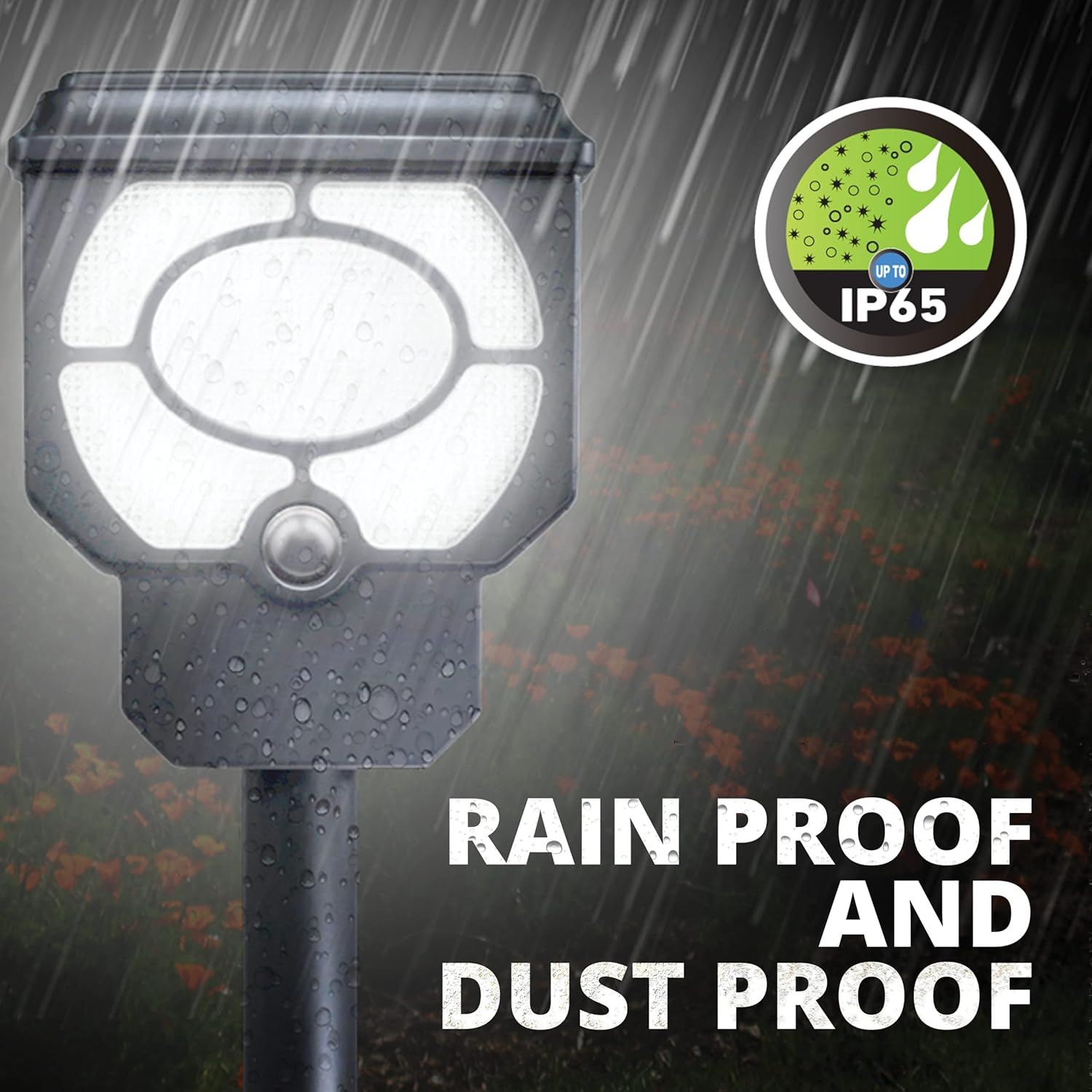Good Earth Lighting Luces LED de camino o cubierta con pilas en bronce, sensor de movimiento con apagado automático, 50 lúmenes, temperatura de