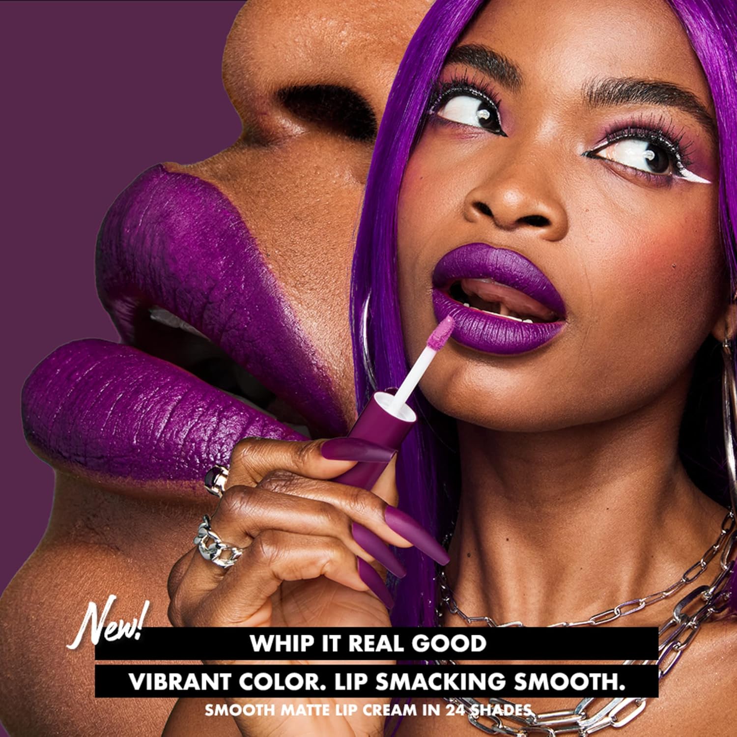 NYX PROFESSIONAL MAKEUP Smooth Whip – Crema de labios mate, larga duración, hidratante, lápiz labial líquido vegano – Kitty Belly (Peach Nude)