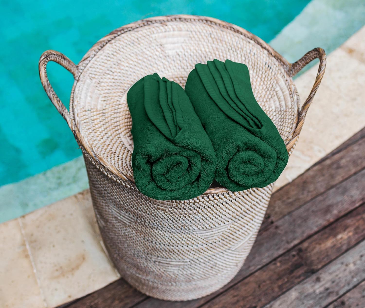 Utopia Towels Juego de 24 paños de algodón  100% algodón hilado en anillo, paños de franela de alta calidad, altamente absorbentes y suaves al tacto
