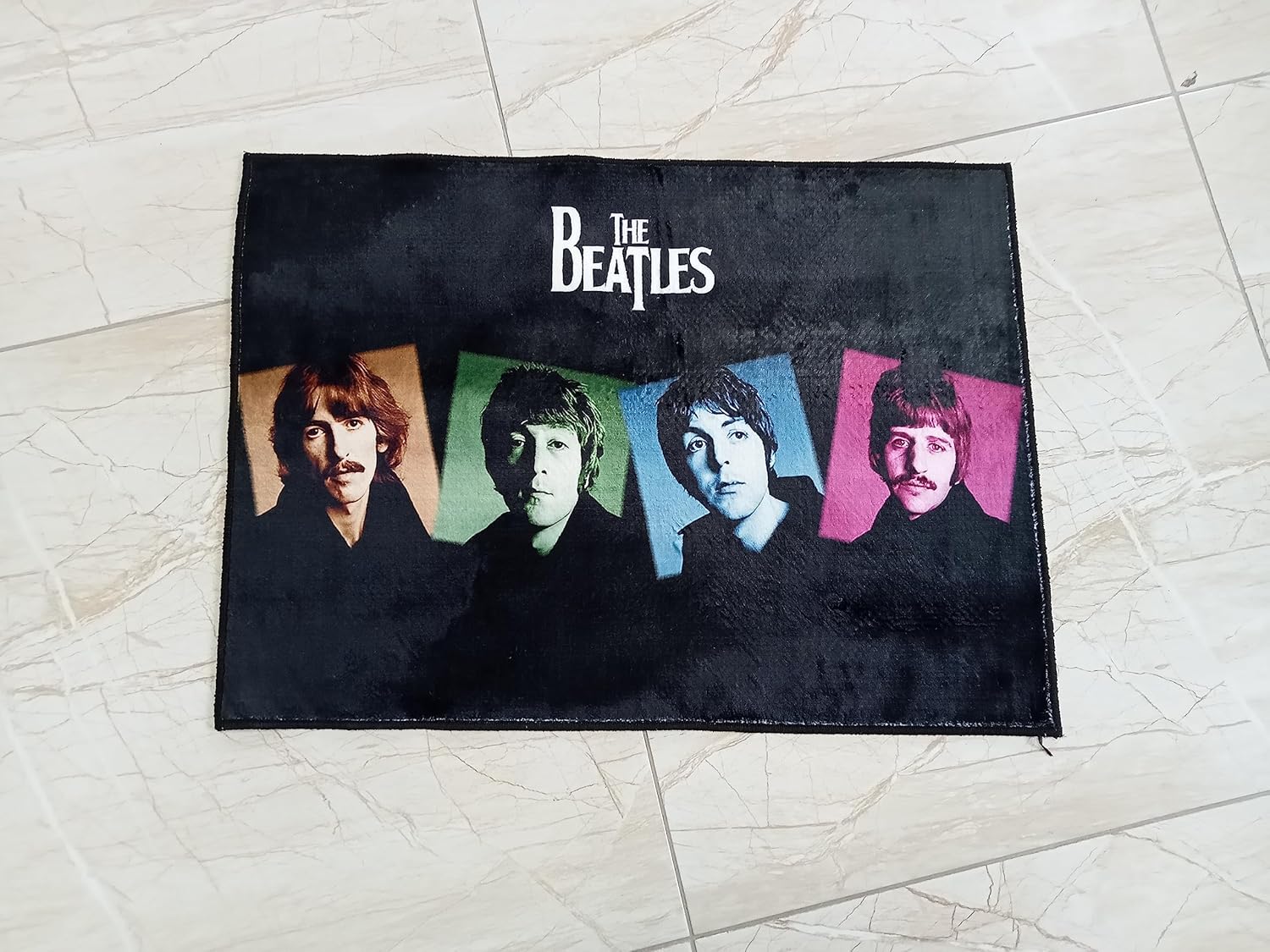 Alfombras de los Beatles, alfombras para sala de estar, antideslizantes, para dormitorio, temática de los Beatles, para sala de estar, alfombra