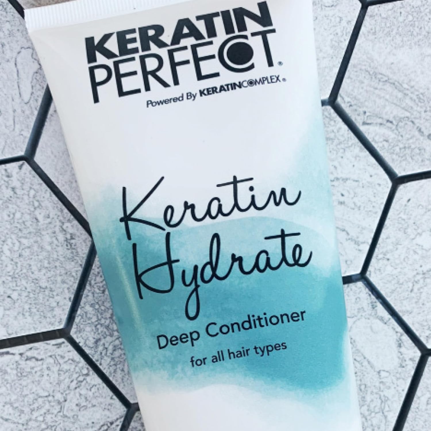 Keratin Perfect Hydrate Deep Conditioner – Tratamiento a nivel de salón para mujeres – Fórmula hidratante mejora el cabello con el tiempo – Restaura