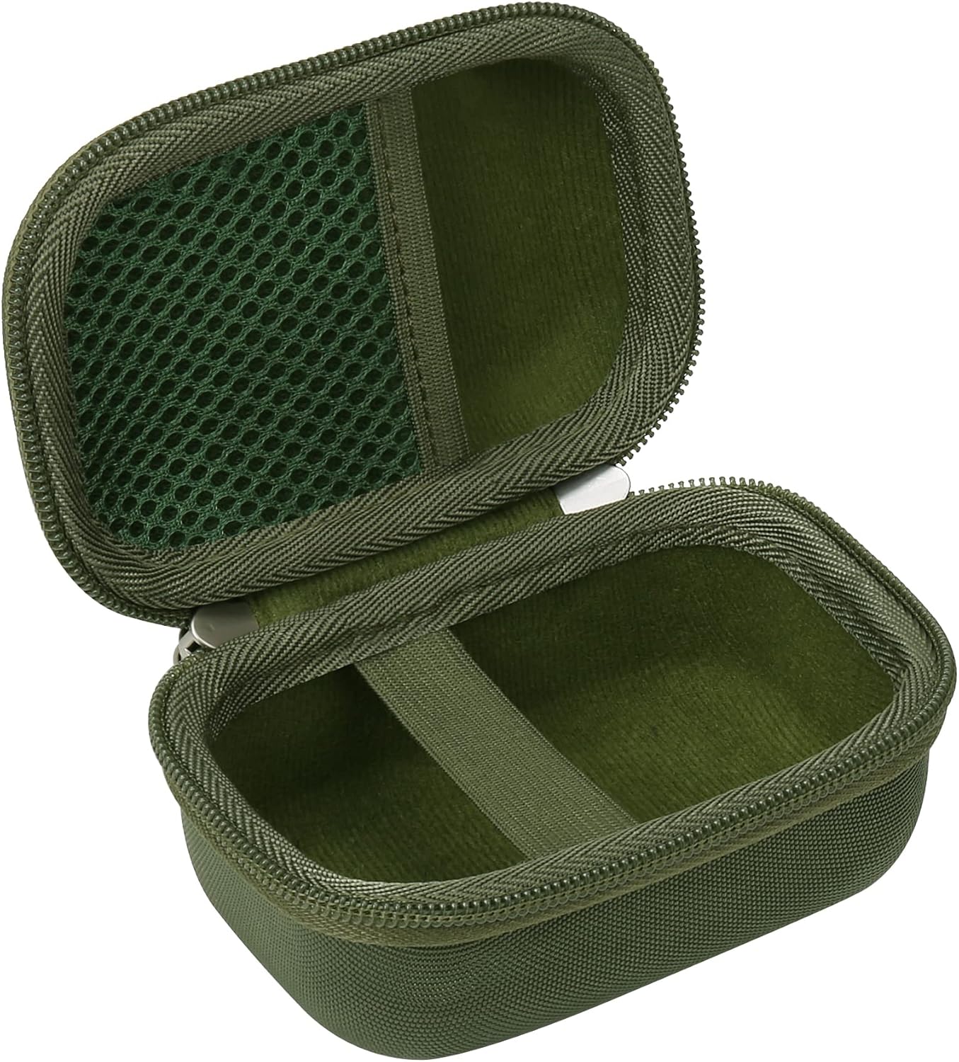khanka Estuche rígido de viaje compatible con la máquina etiquetadora MakeID, solo funda (verde)