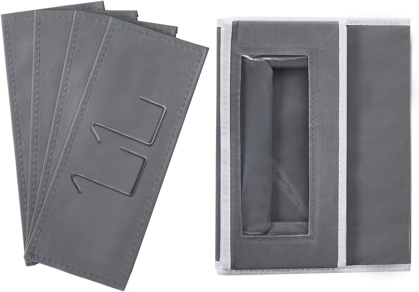 Organizador colgante de 4 estantes para colgar sobre la puerta, almacenamiento de montaje en pared para dormitorio, organizador de puerta con