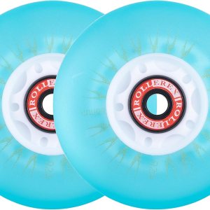 Rollerex Paquete de 2 ruedas con luz LED Glowrider 92A con rodamientos, brillan en la oscuridad (para cualquier producto que utilice ruedas de Rollerex Paquete de 2 ruedas con luz LED Glowrider 92A con rodamientos, brillan en la oscuridad (para cualquier producto que utilice ruedas de