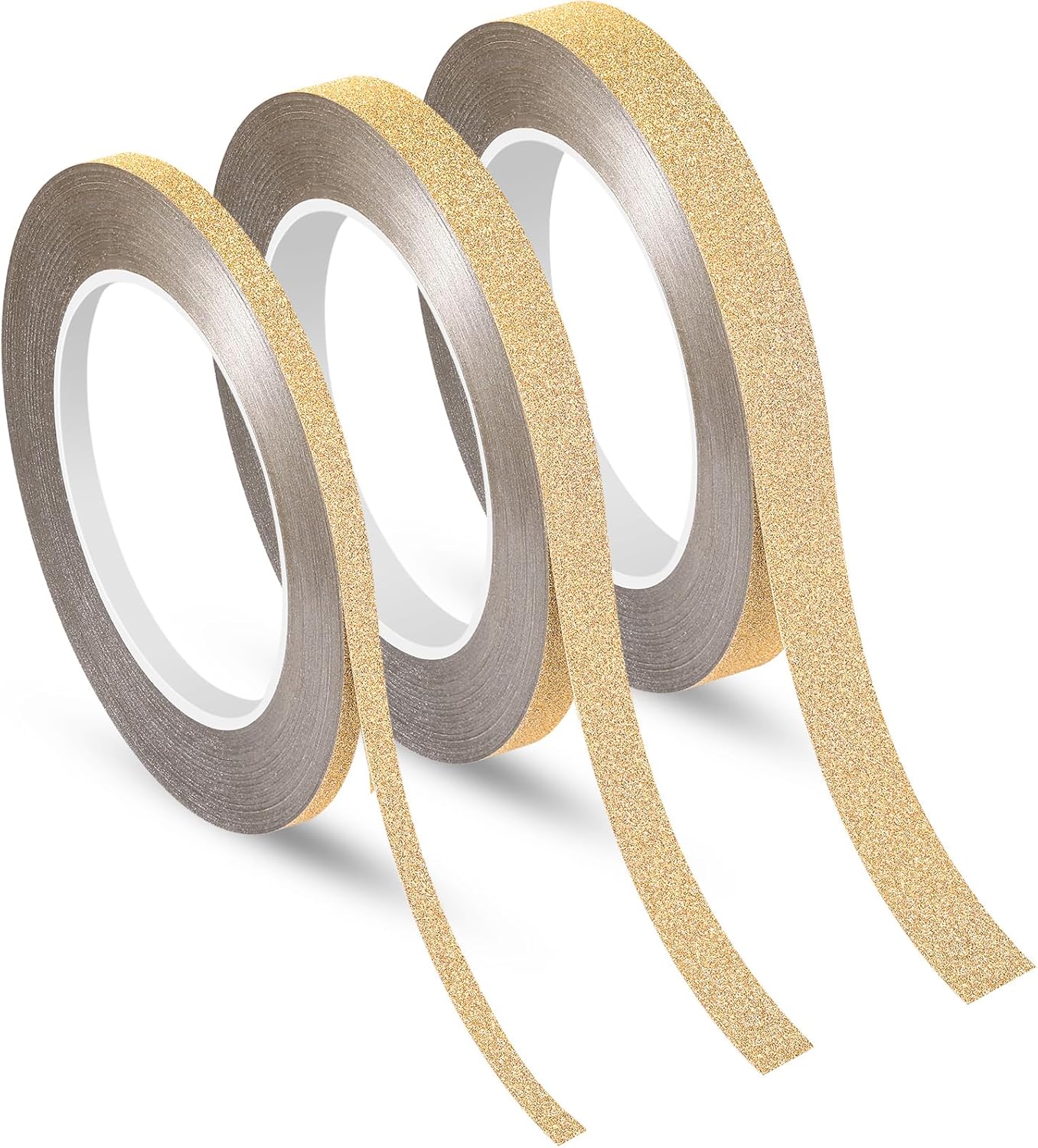 Zonon 3 rollos de cinta, cinta de película de poliéster autoadhesiva, cinta Washi para detalles de Navidad, artes gráficas para paredes, automóviles