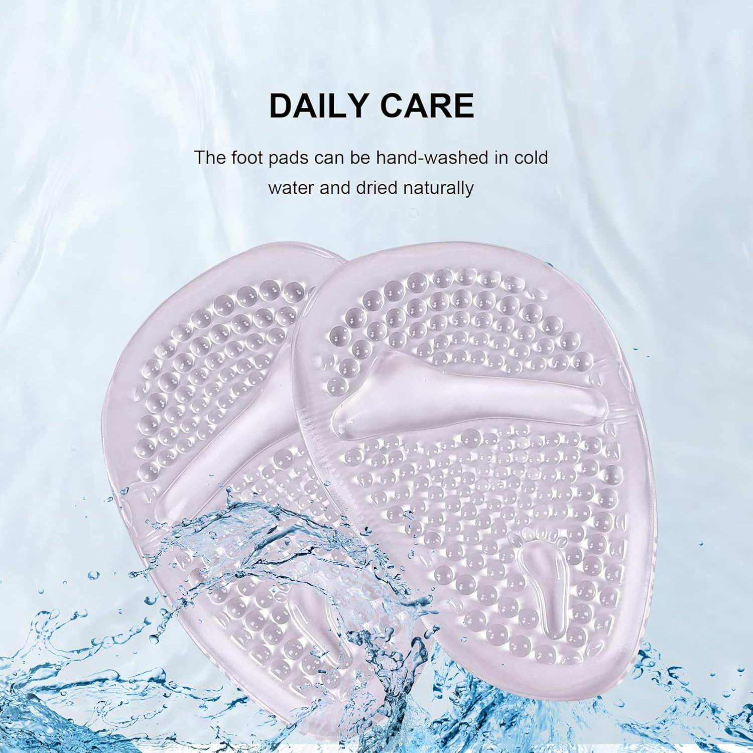 COMFY LIF Almohadillas metatarsianas para mujer (2 pares de almohadillas para pies), alivio del dolor y comodidad durante todo el día, talla única,